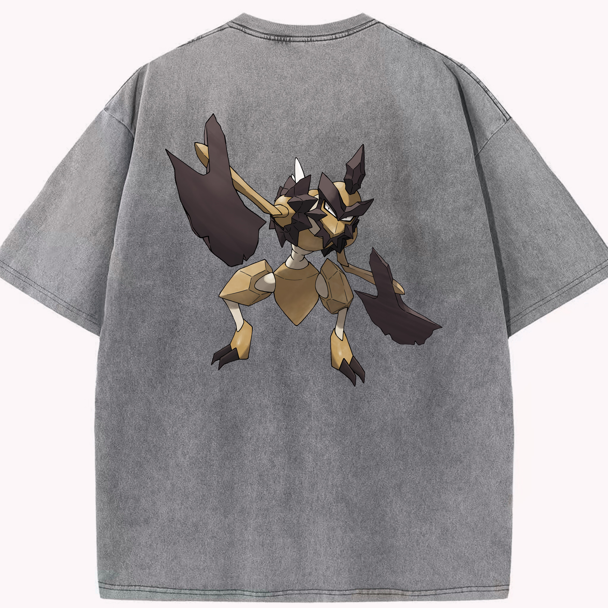 （画像用） ポケットモンスター Pokémon 綿100% ヴィンテージ風 半袖Tシャツ（背面プリント）