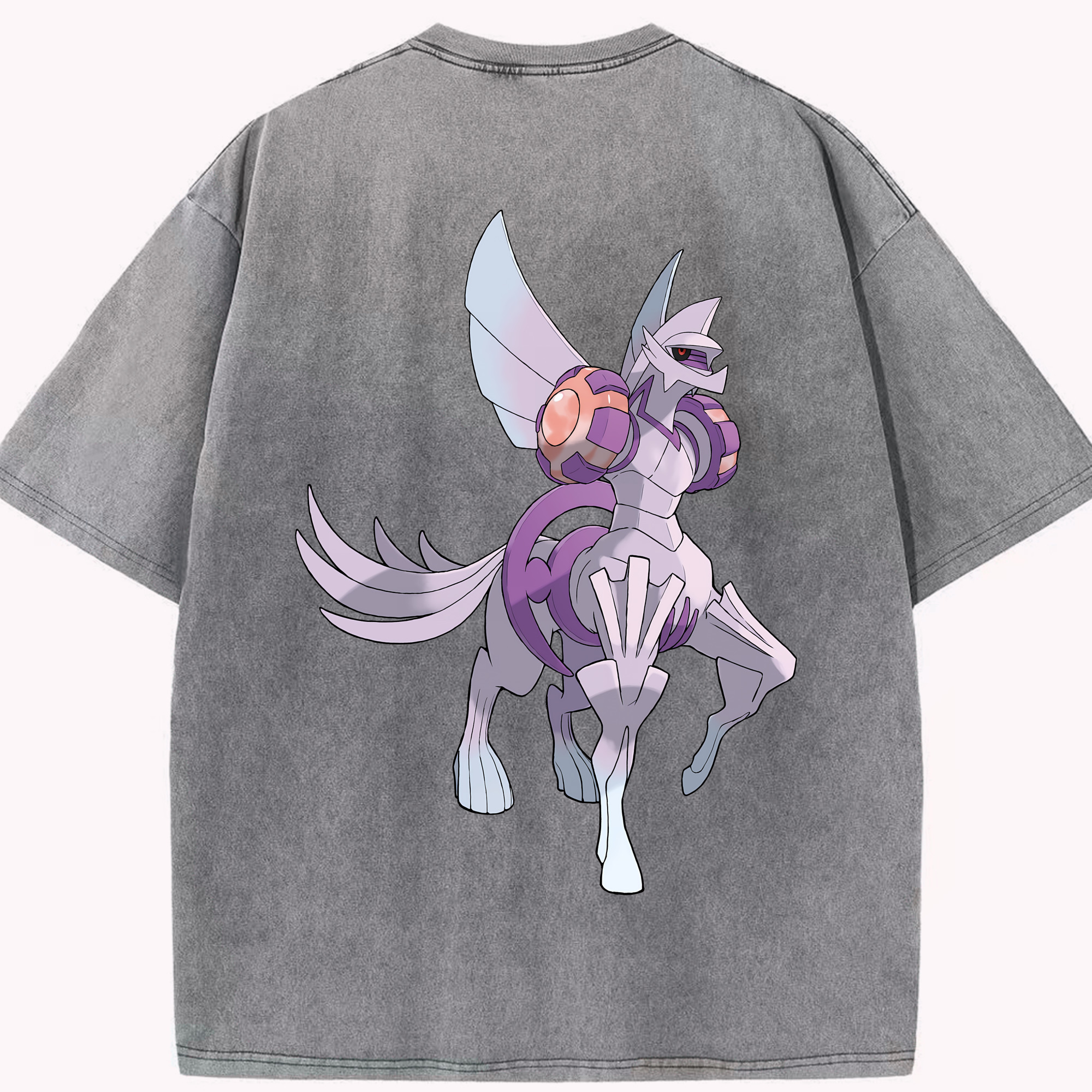 （画像用） ポケットモンスター Pokémon 綿100% ヴィンテージ風 半袖Tシャツ（背面プリント）