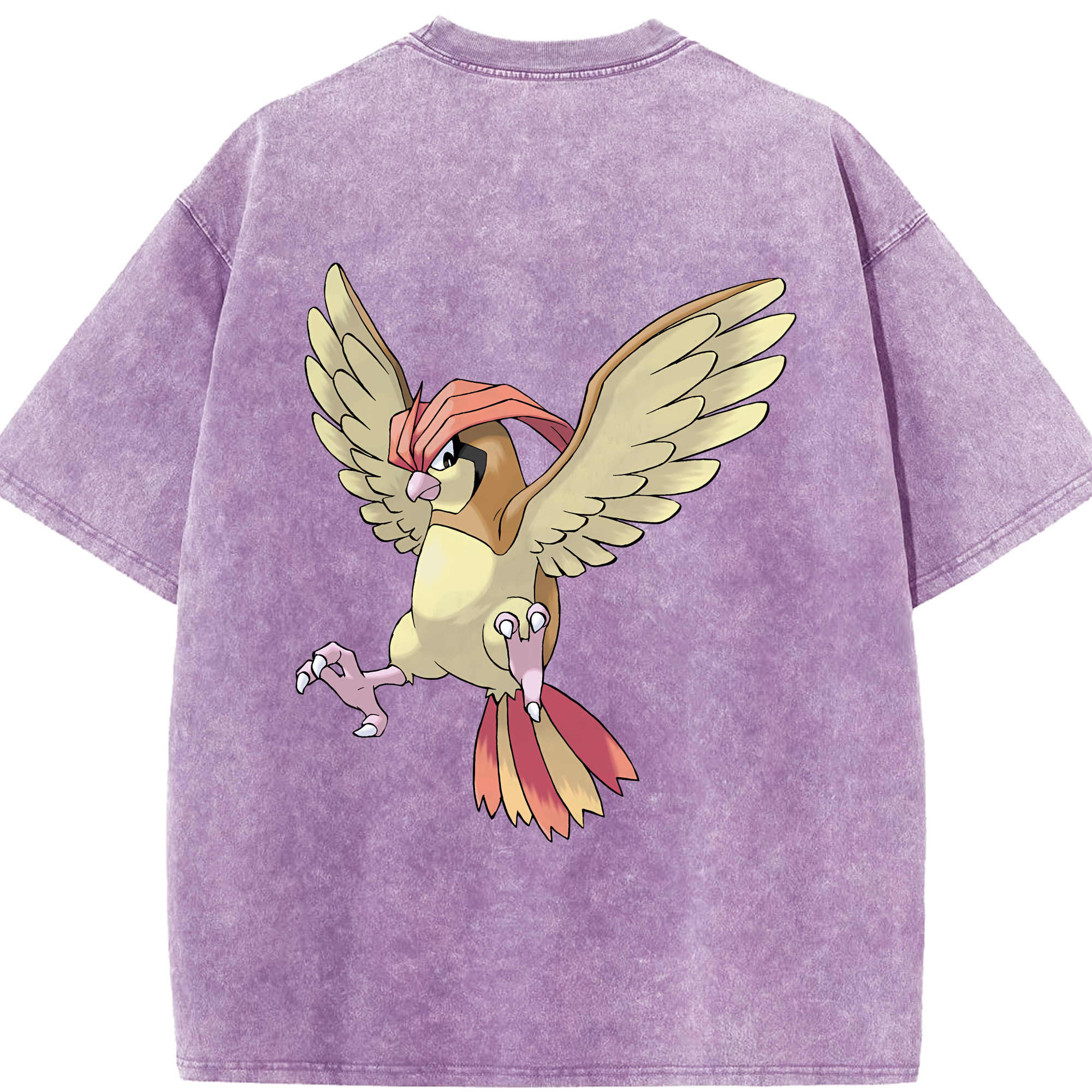 （画像用） ポケットモンスター Pokémon 綿100% ヴィンテージ風 半袖Tシャツ（背面プリント）