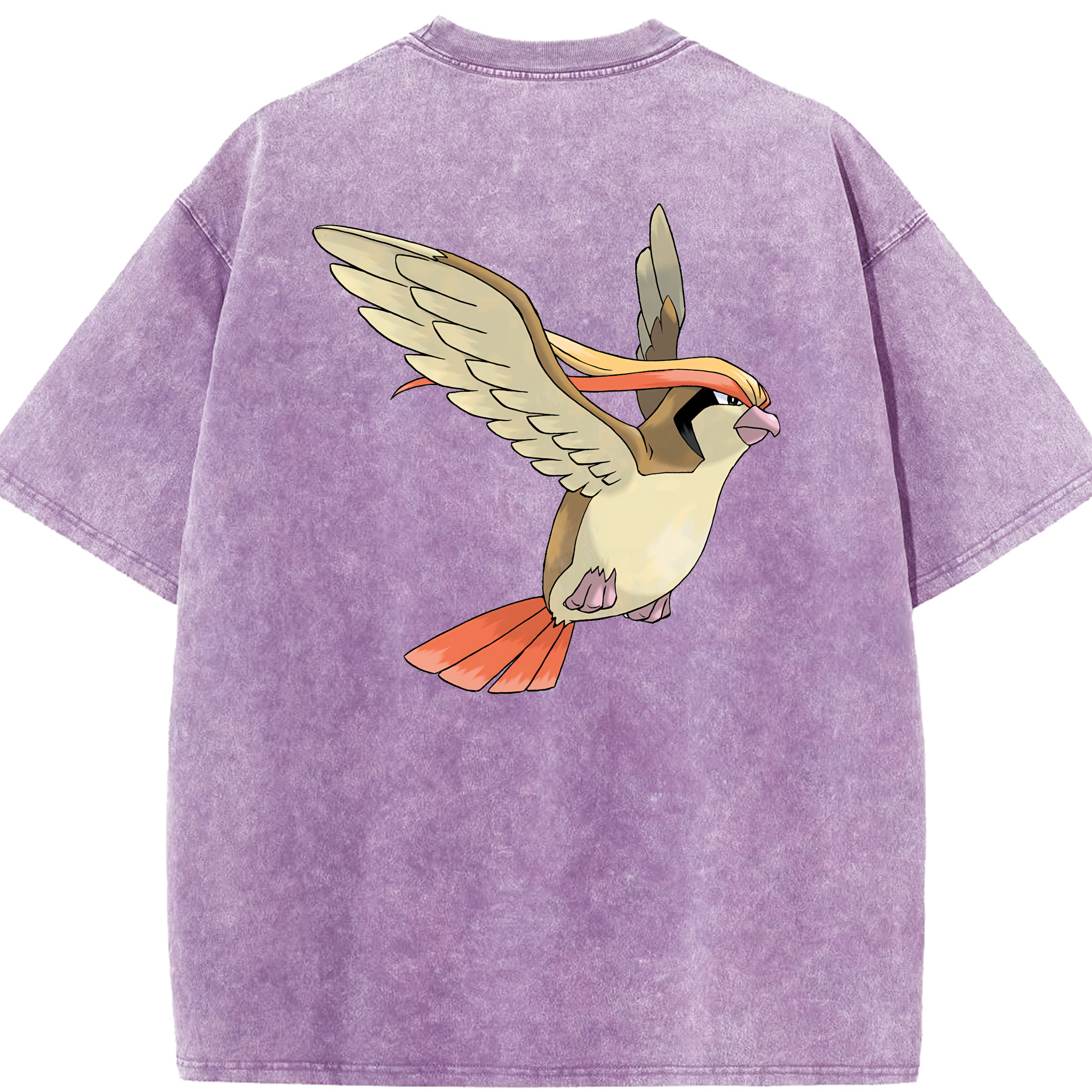 （画像用） ポケットモンスター Pokémon 綿100% ヴィンテージ風 半袖Tシャツ（背面プリント）