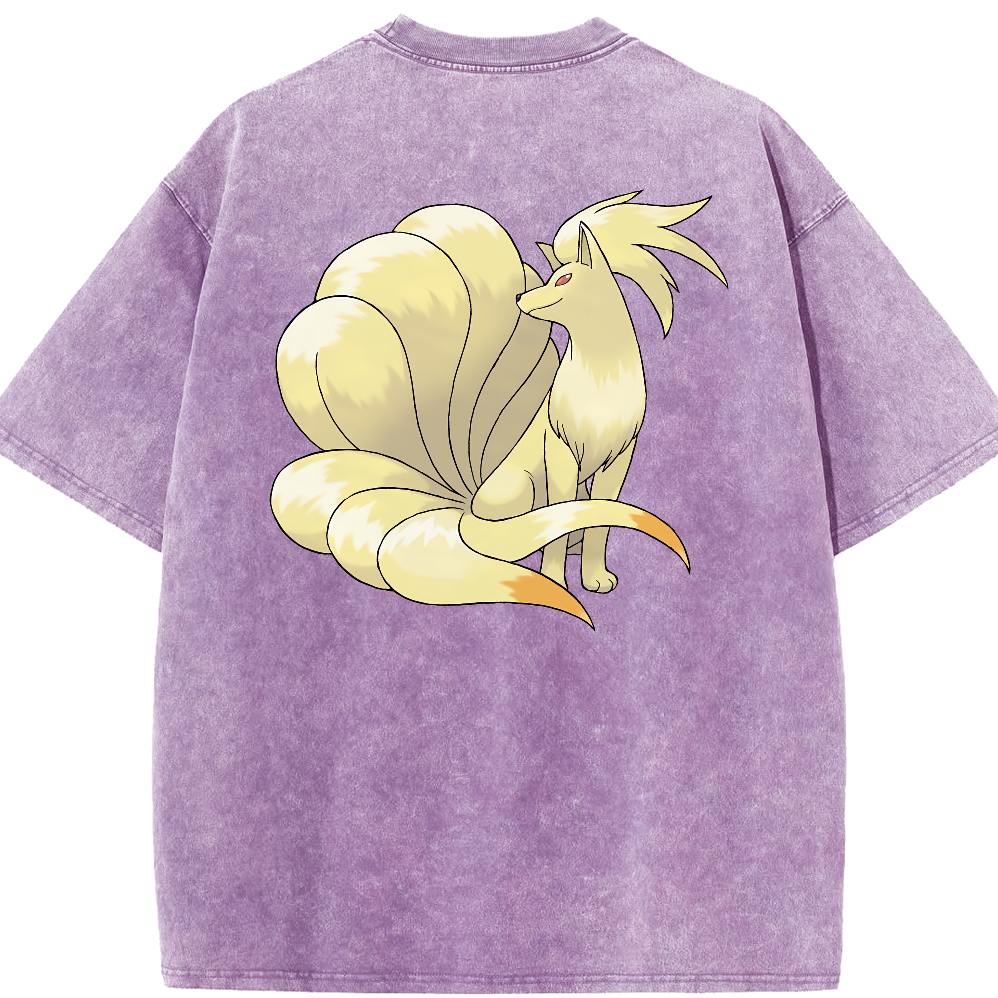 （画像用） ポケットモンスター Pokémon 綿100% ヴィンテージ風 半袖Tシャツ（背面プリント）