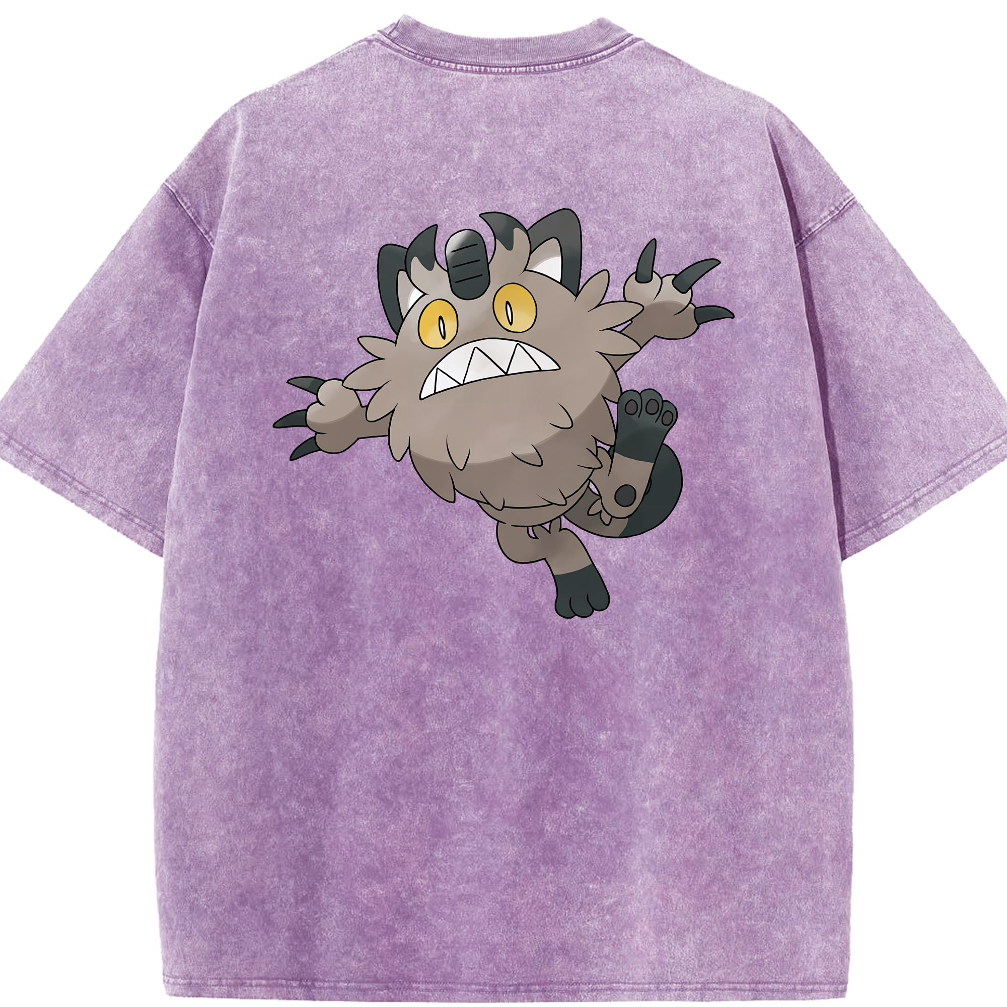 （画像用） ポケットモンスター Pokémon 綿100% ヴィンテージ風 半袖Tシャツ（背面プリント）