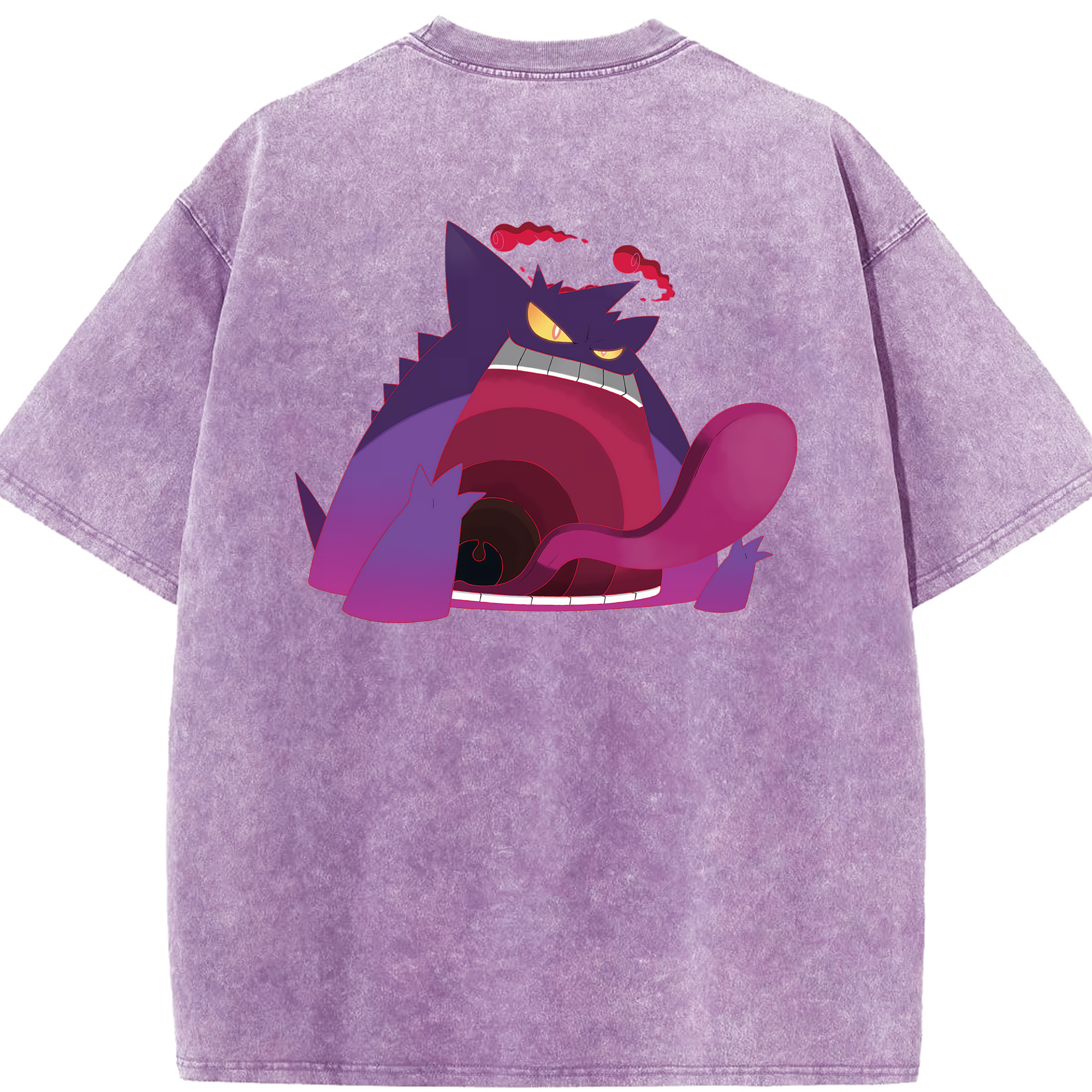 （画像用） ポケットモンスター Pokémon 綿100% ヴィンテージ風 半袖Tシャツ（背面プリント）