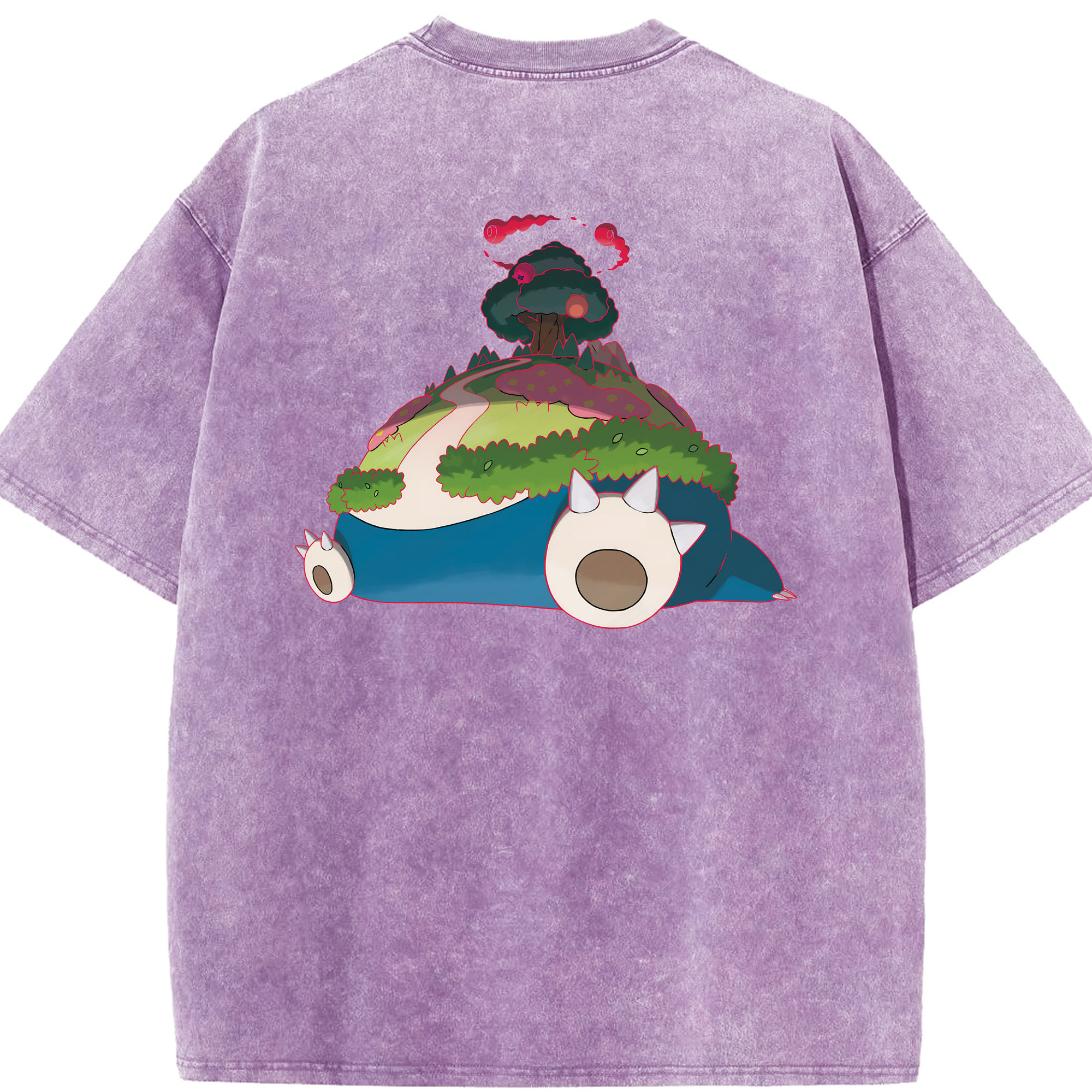（画像用） ポケットモンスター Pokémon 綿100% ヴィンテージ風 半袖Tシャツ（背面プリント）