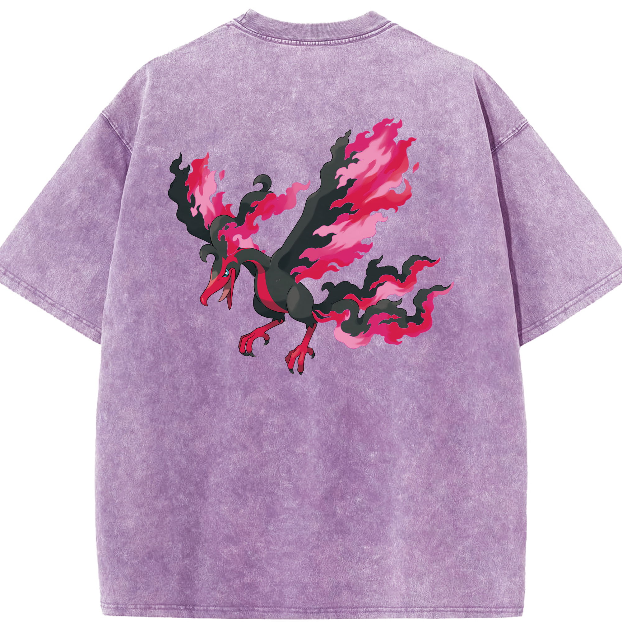 （画像用） ポケットモンスター Pokémon 綿100% ヴィンテージ風 半袖Tシャツ（背面プリント）