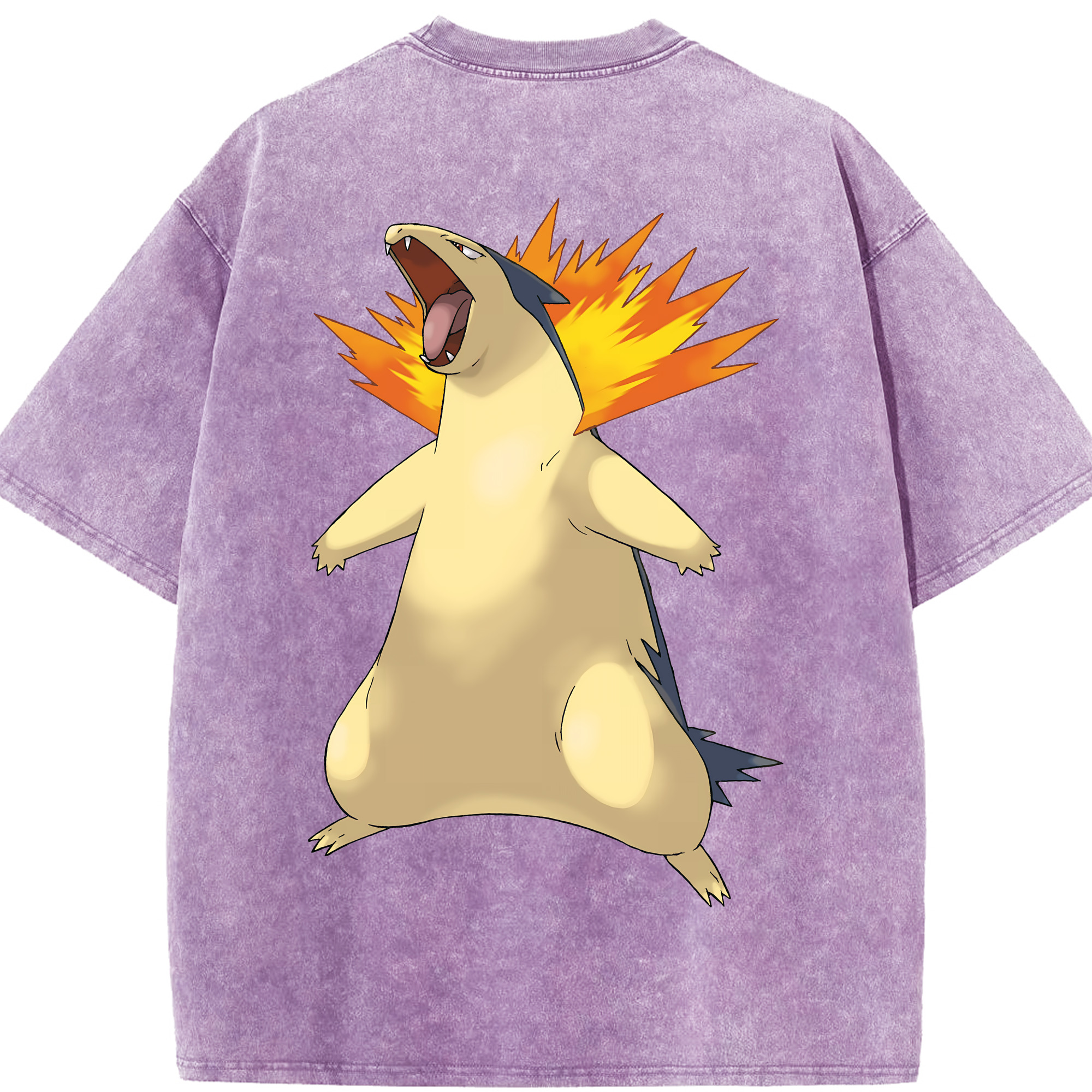 （画像用） ポケットモンスター Pokémon 綿100% ヴィンテージ風 半袖Tシャツ（背面プリント）