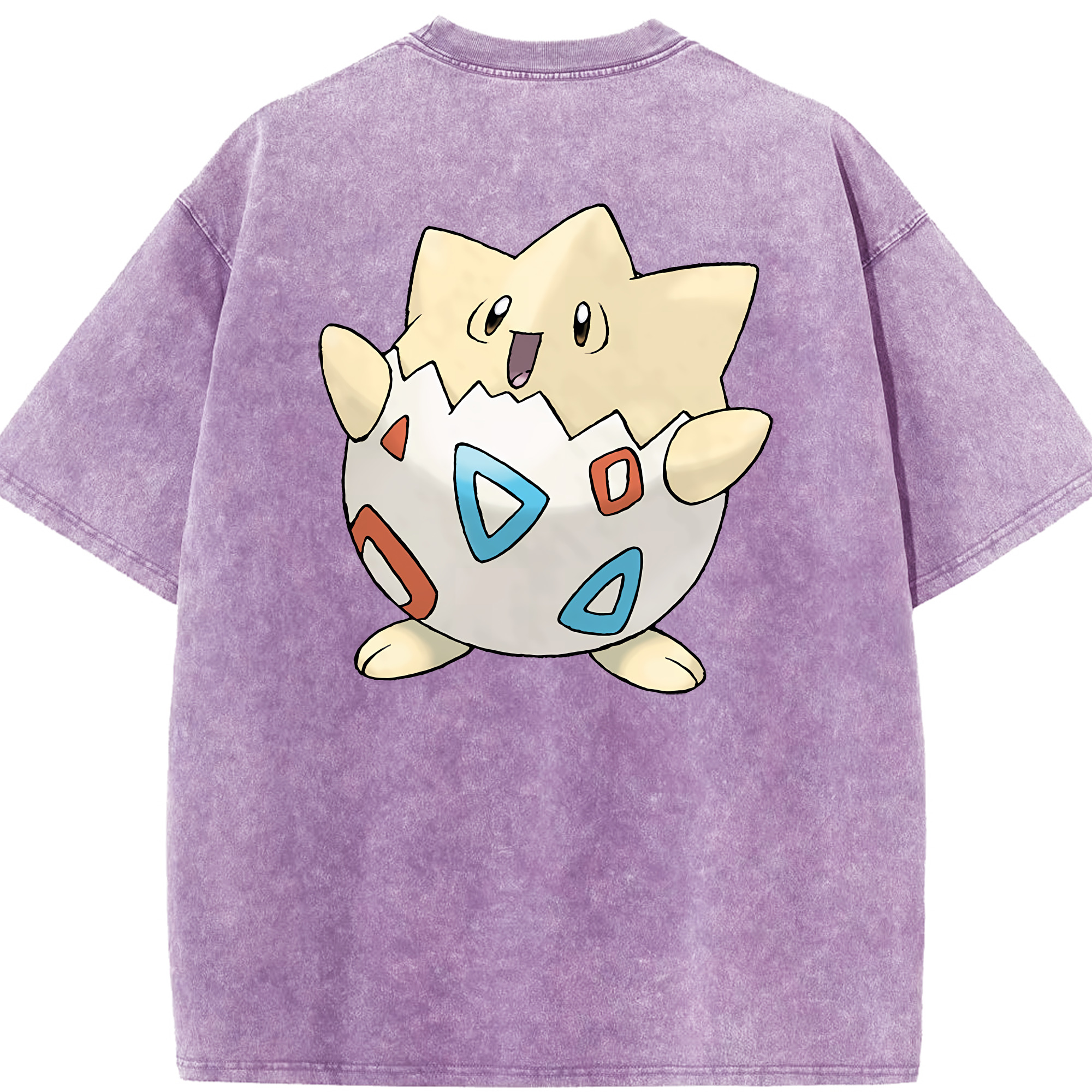 （画像用） ポケットモンスター Pokémon 綿100% ヴィンテージ風 半袖Tシャツ（背面プリント）