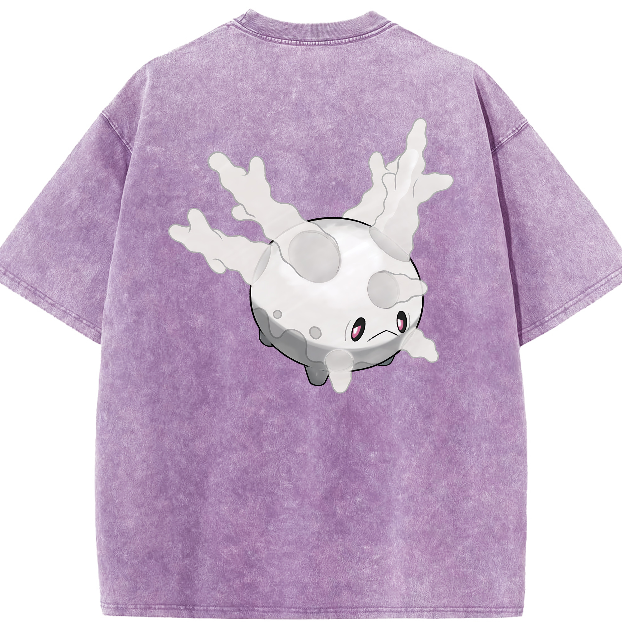 （画像用） ポケットモンスター Pokémon 綿100% ヴィンテージ風 半袖Tシャツ（背面プリント）