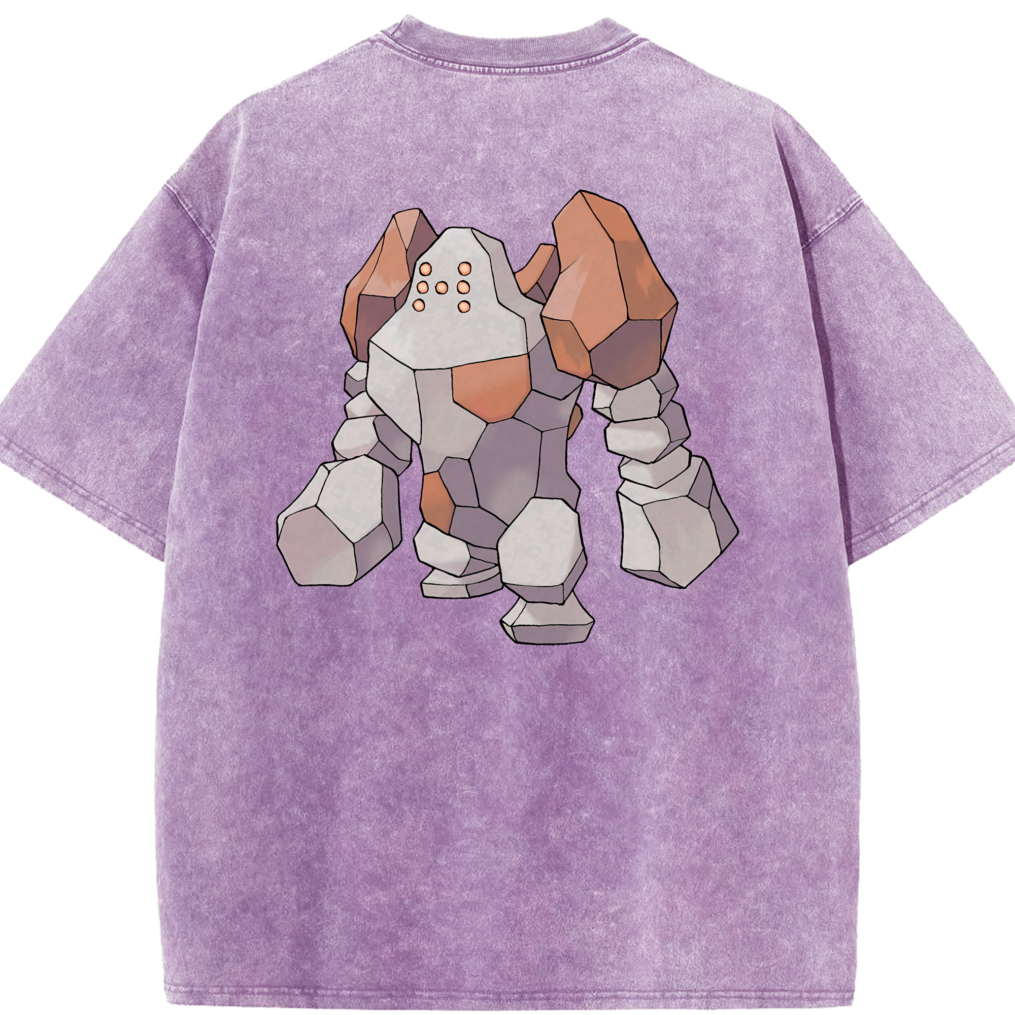 （画像用） ポケットモンスター Pokémon 綿100% ヴィンテージ風 半袖Tシャツ（背面プリント）