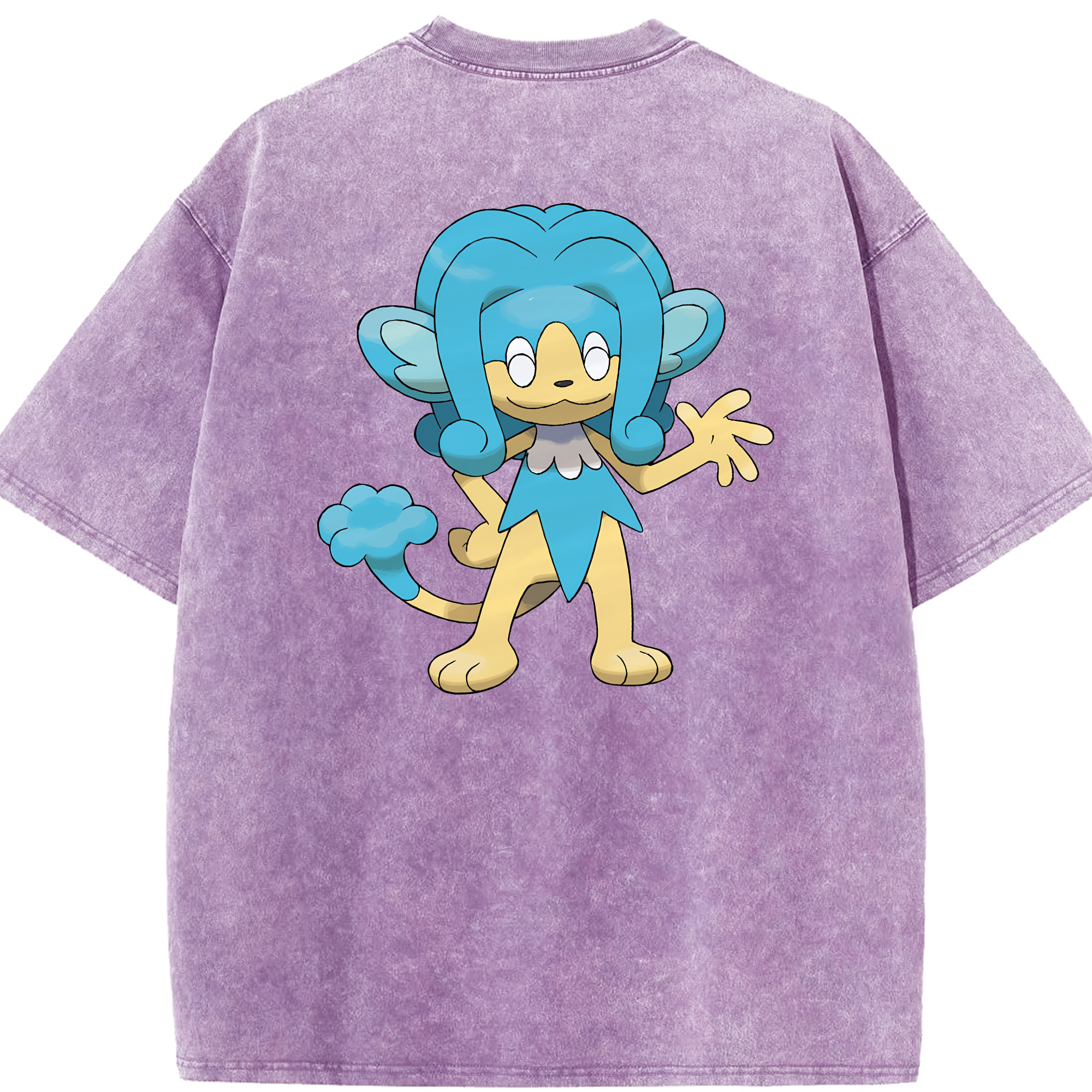 （画像用） ポケットモンスター Pokémon 綿100% ヴィンテージ風 半袖Tシャツ（背面プリント）