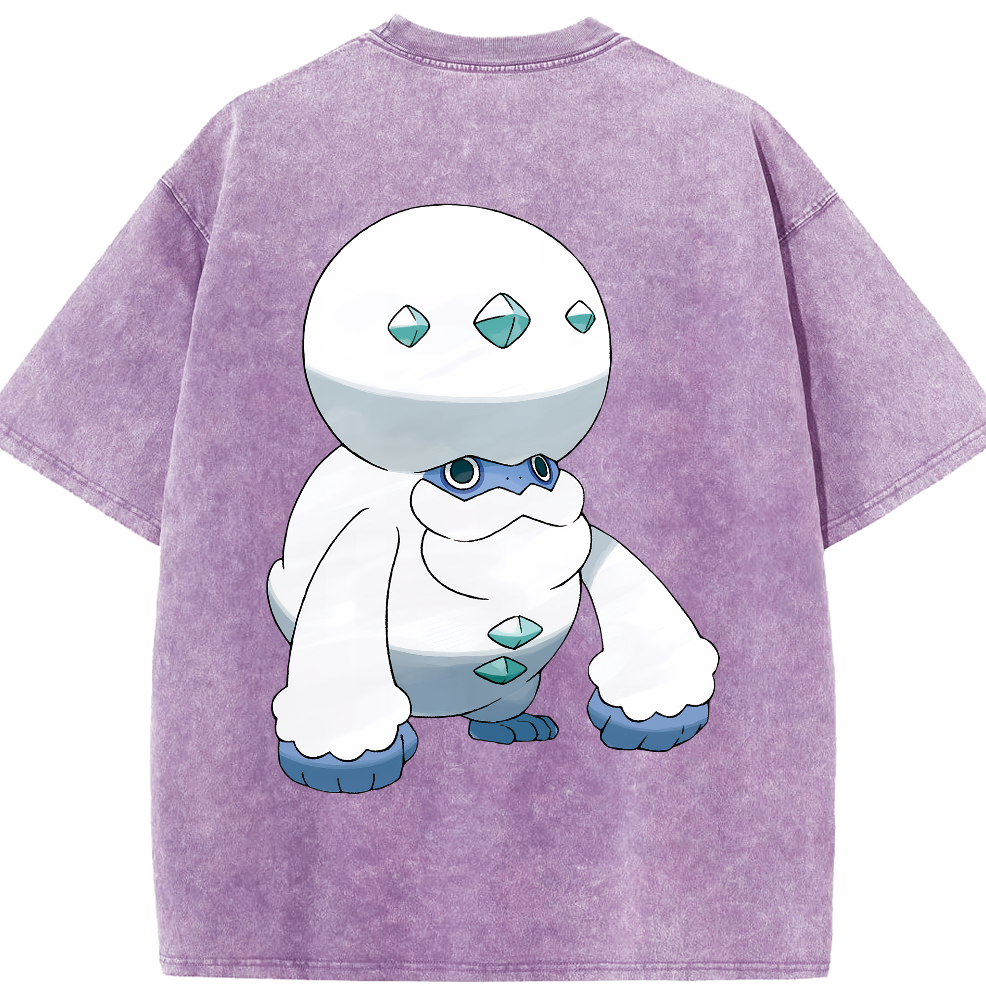 （画像用） ポケットモンスター Pokémon 綿100% ヴィンテージ風 半袖Tシャツ（背面プリント）