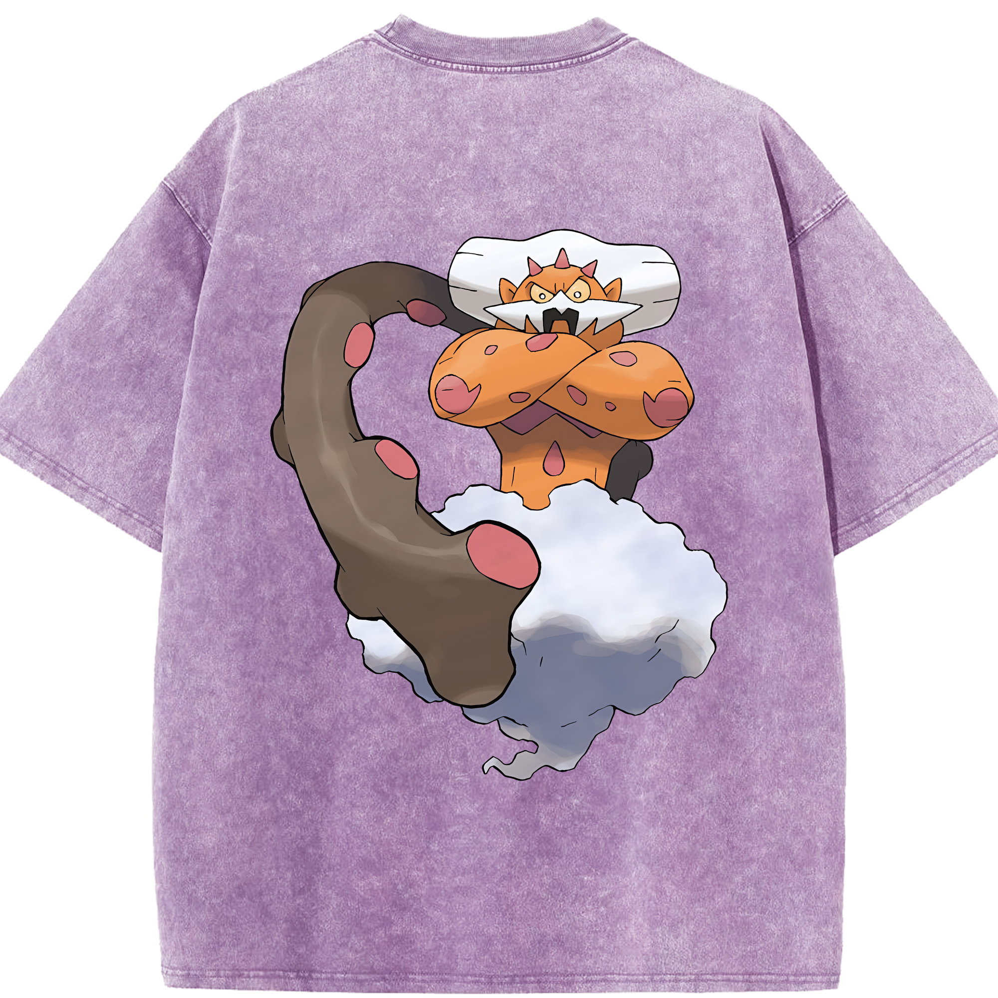 （画像用） ポケットモンスター Pokémon 綿100% ヴィンテージ風 半袖Tシャツ（背面プリント）