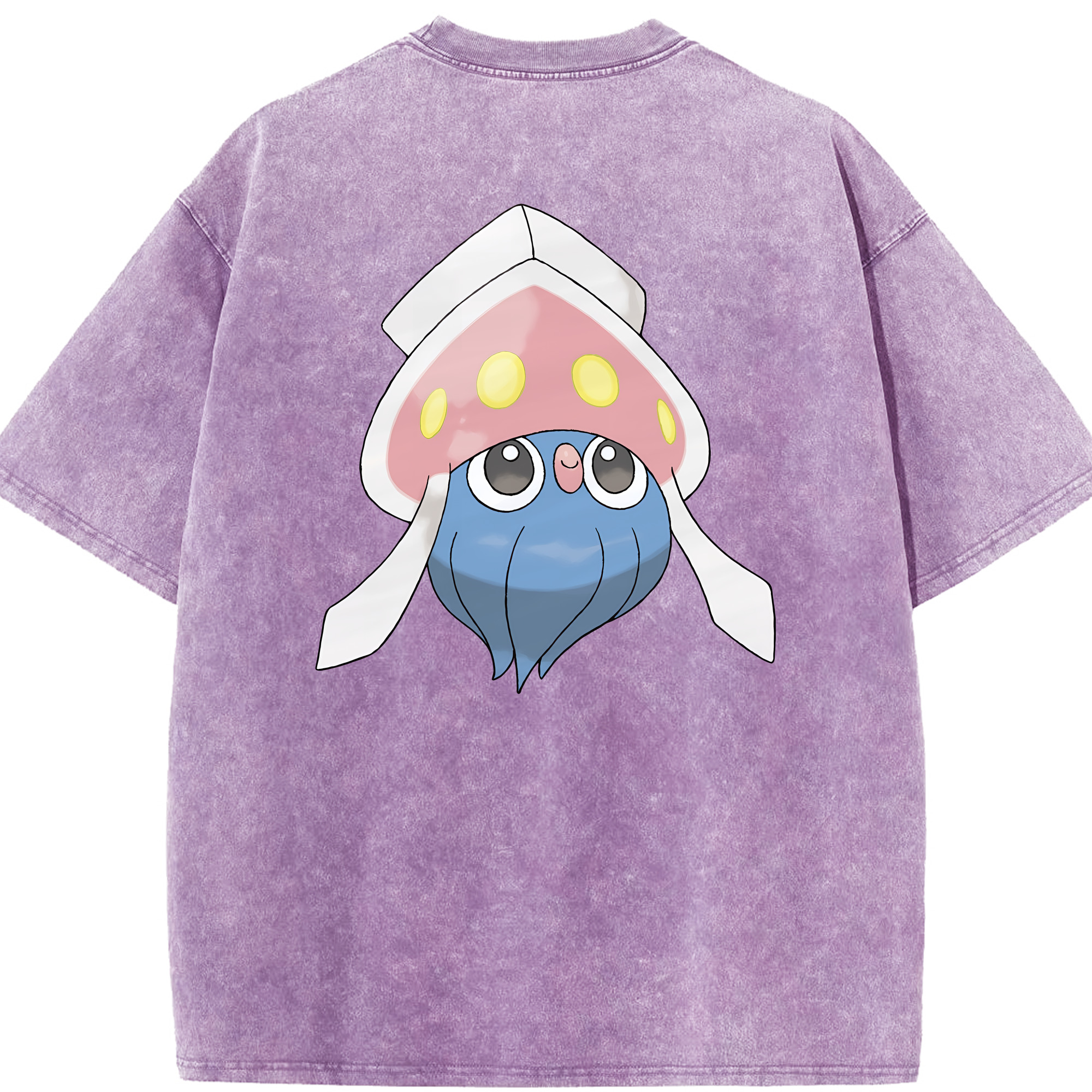 （画像用） ポケットモンスター Pokémon 綿100% ヴィンテージ風 半袖Tシャツ（背面プリント）