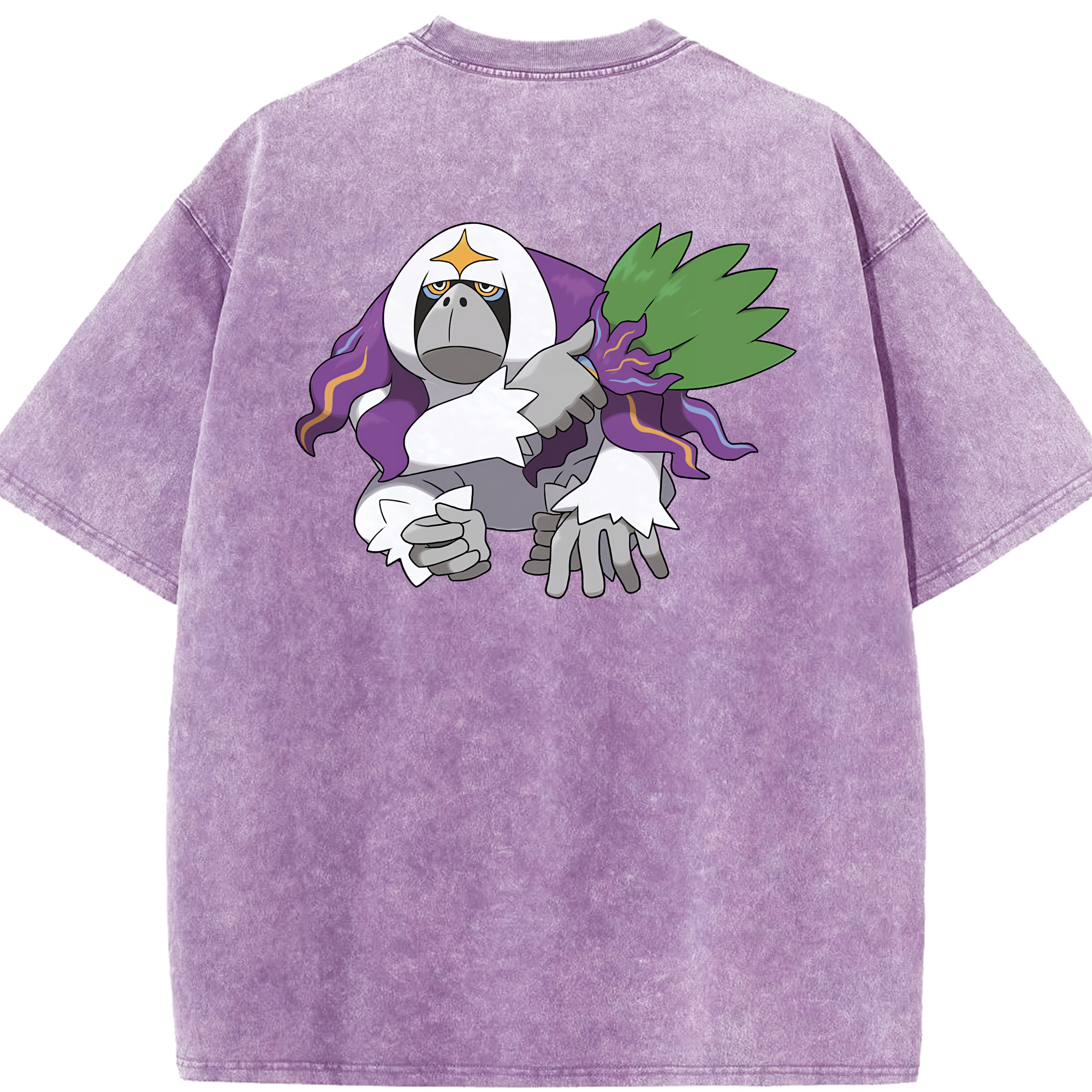 （画像用） ポケットモンスター Pokémon 綿100% ヴィンテージ風 半袖Tシャツ（背面プリント）