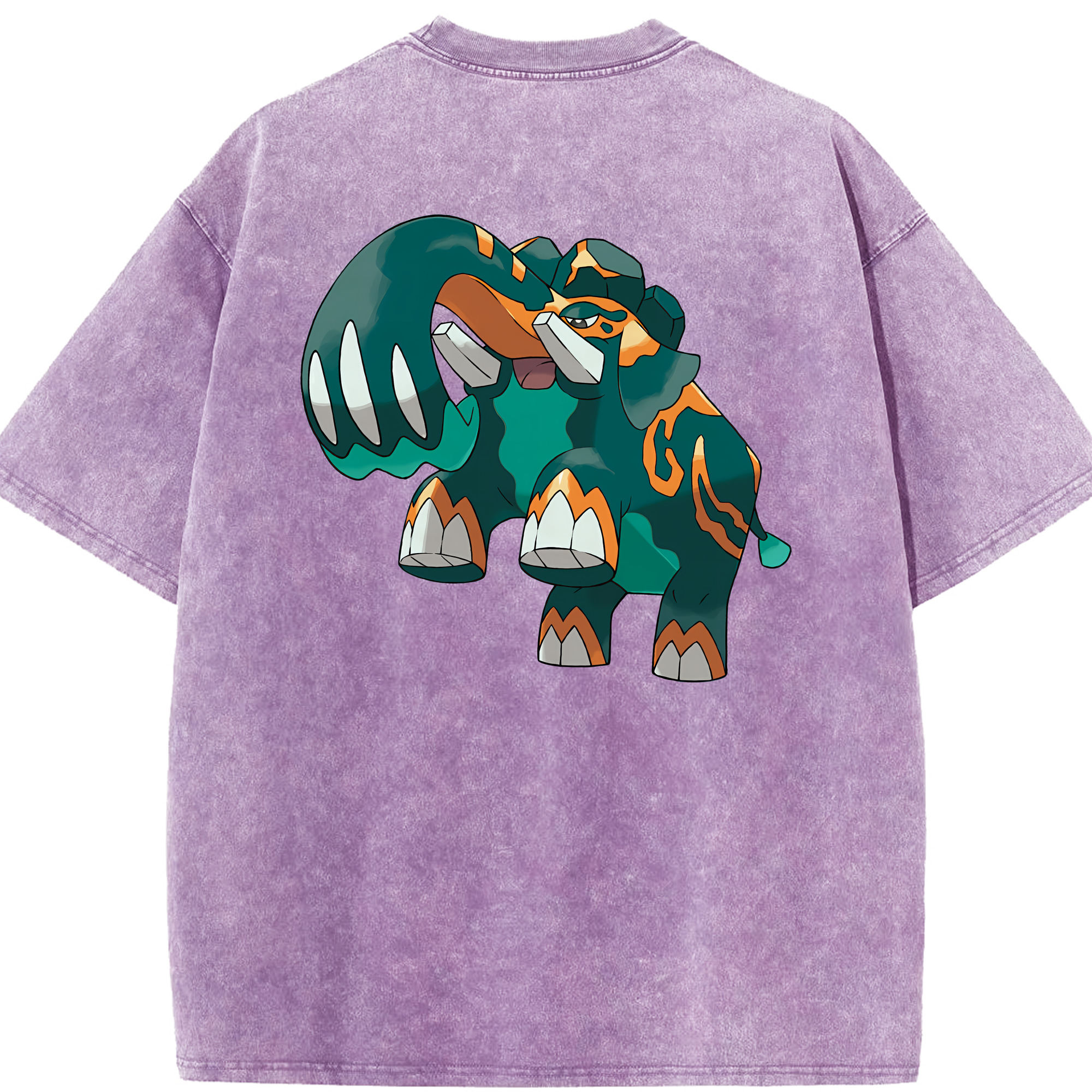 （画像用） ポケットモンスター Pokémon 綿100% ヴィンテージ風 半袖Tシャツ（背面プリント）