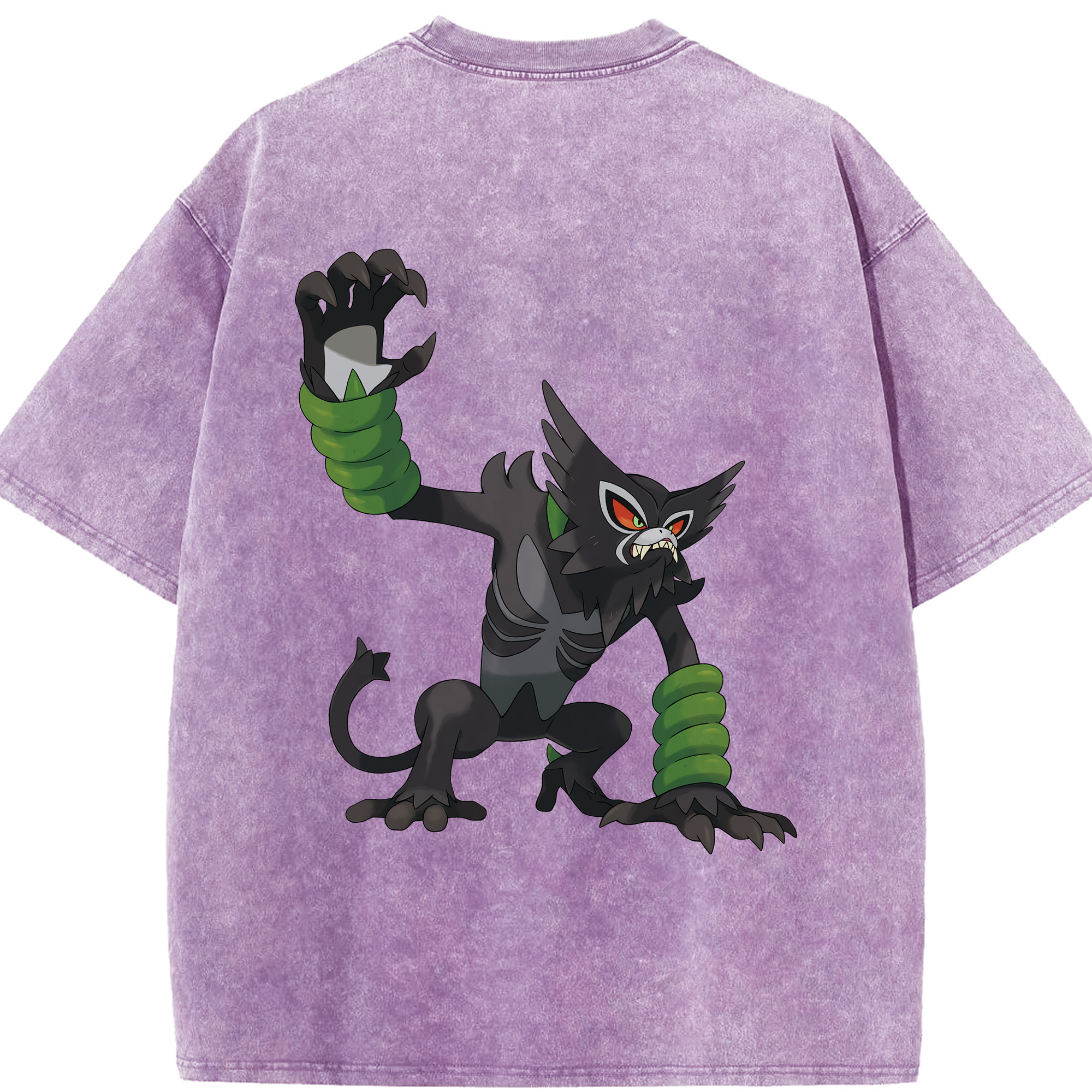 （画像用） ポケットモンスター Pokémon 綿100% ヴィンテージ風 半袖Tシャツ（背面プリント）