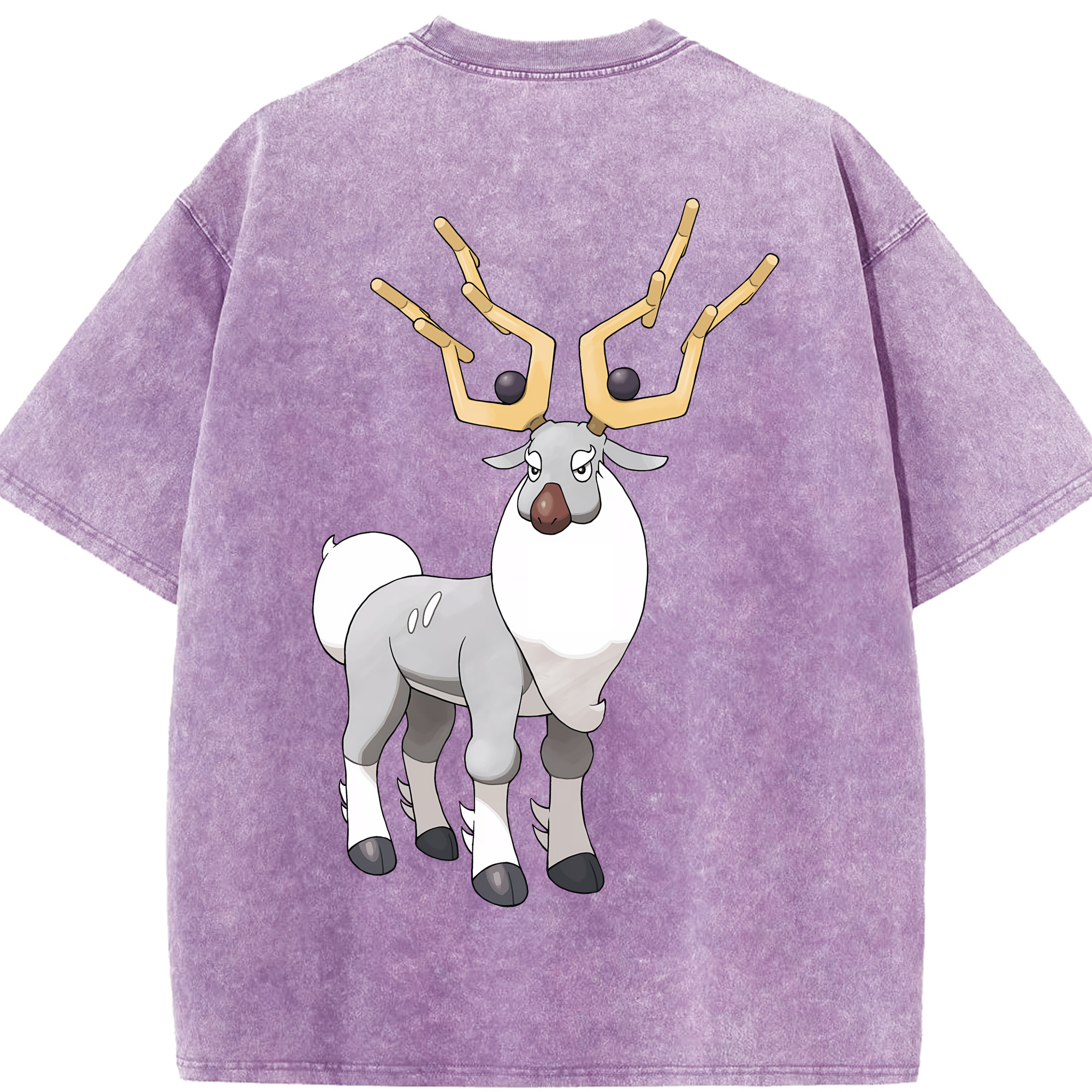 （画像用） ポケットモンスター Pokémon 綿100% ヴィンテージ風 半袖Tシャツ（背面プリント）
