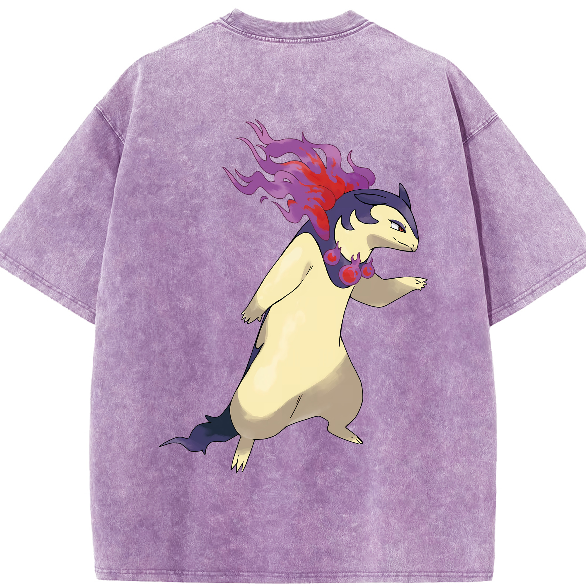 （画像用） ポケットモンスター Pokémon 綿100% ヴィンテージ風 半袖Tシャツ（背面プリント）