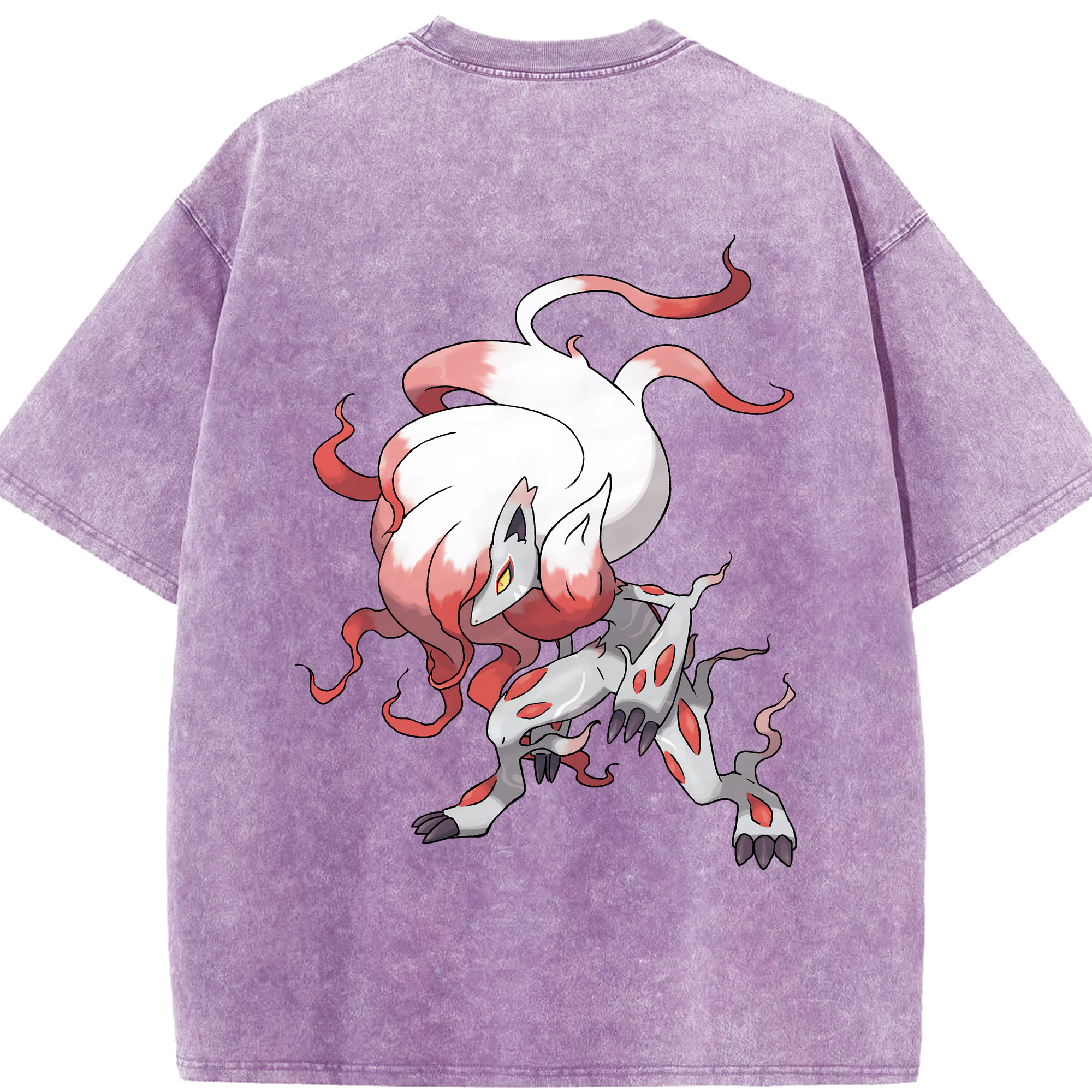 （画像用） ポケットモンスター Pokémon 綿100% ヴィンテージ風 半袖Tシャツ（背面プリント）