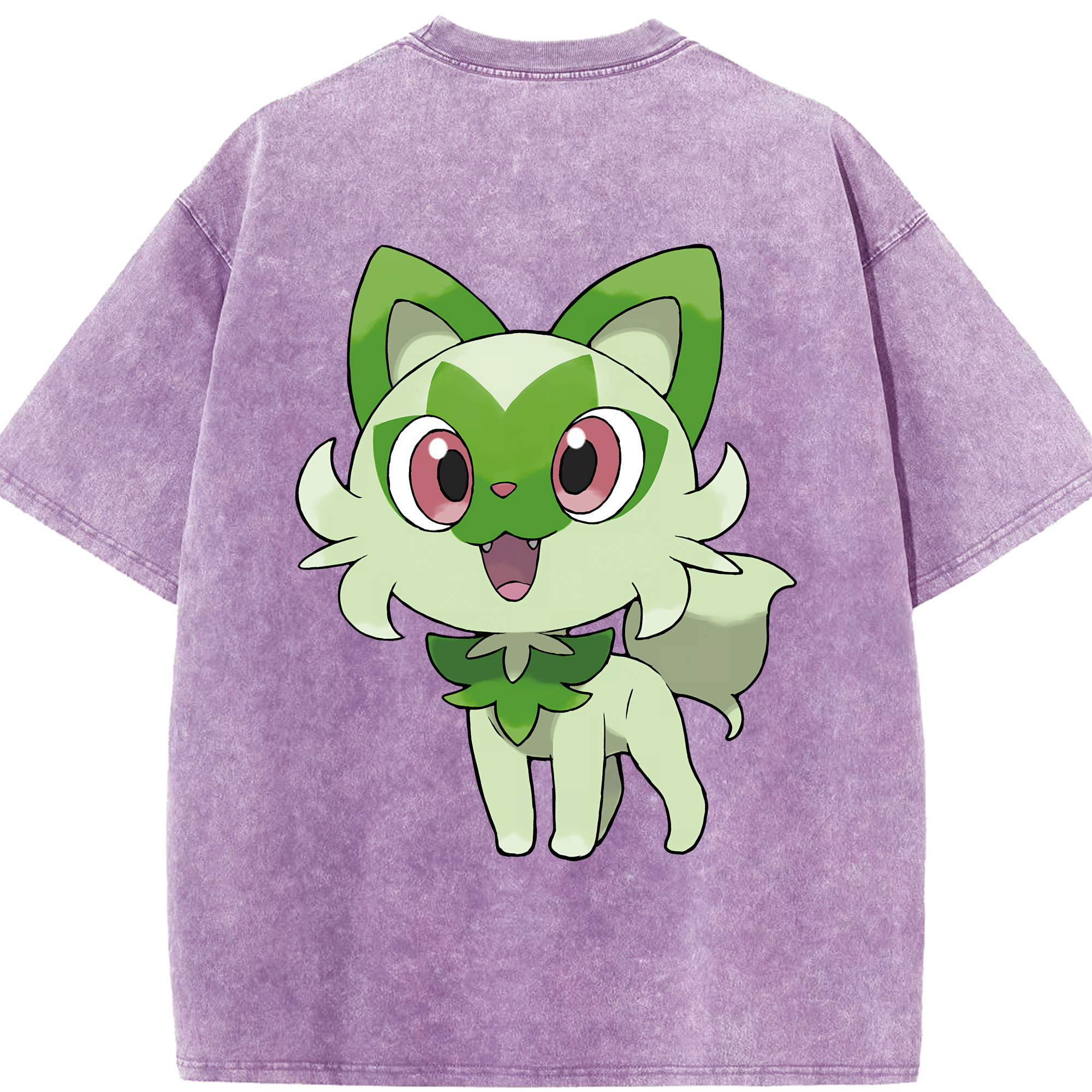 （画像用） ポケットモンスター Pokémon 綿100% ヴィンテージ風 半袖Tシャツ（背面プリント）