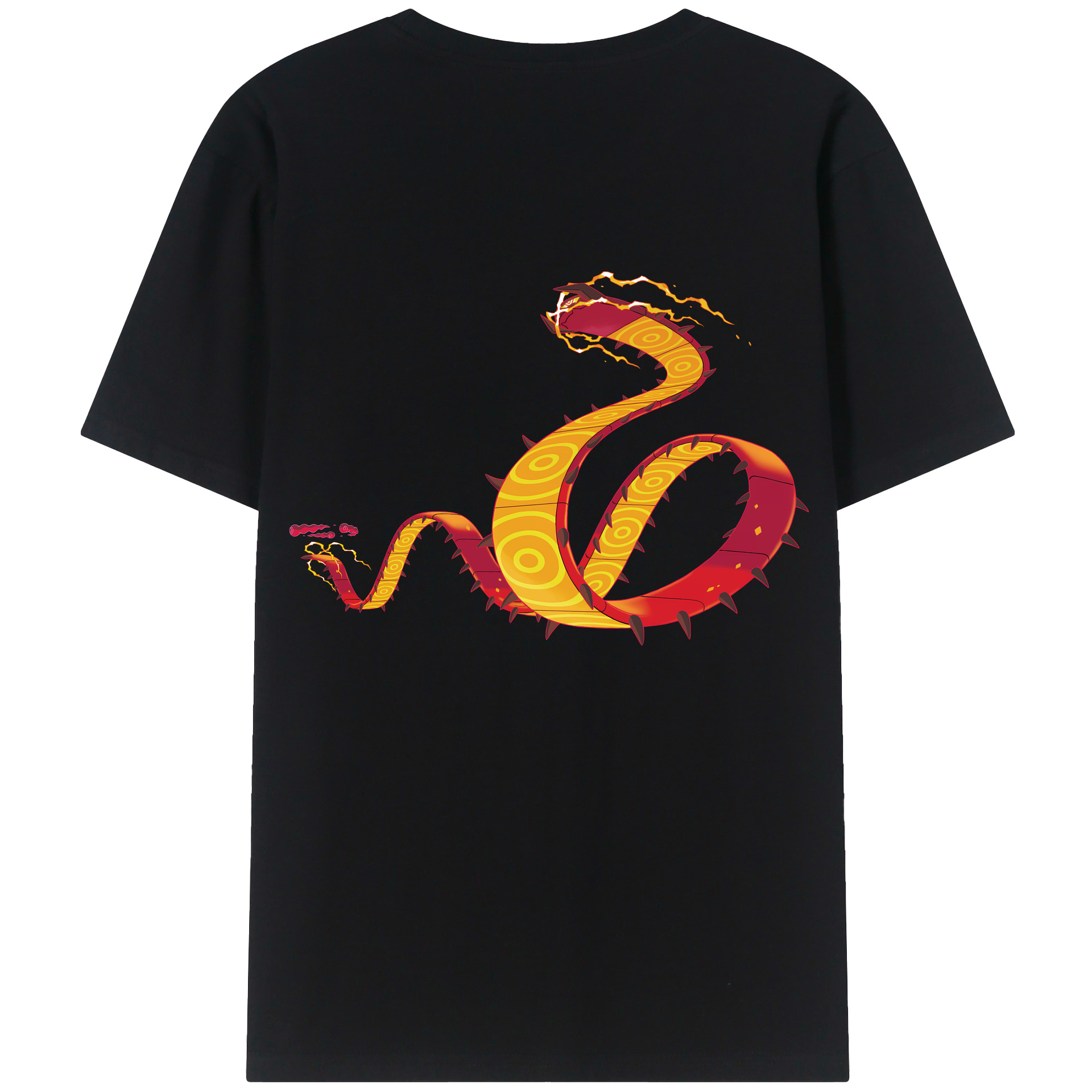 （画像用） ポケットモンスター Pokémon 綿100％ メンズ半袖Tシャツ（バックプリント） 通気性