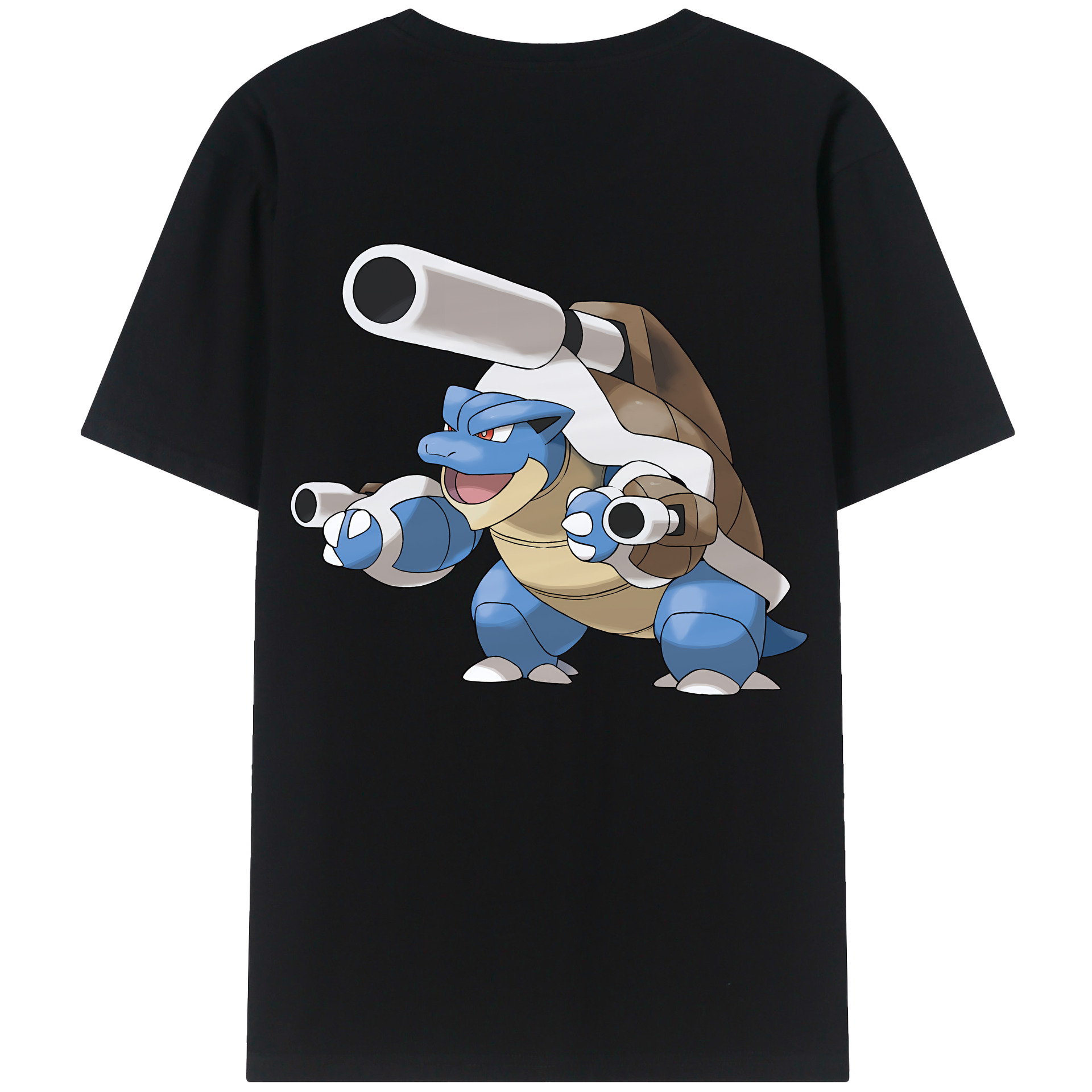 （画像用） ポケットモンスター Pokémon 綿100％ メンズ半袖Tシャツ（バックプリント） 通気性
