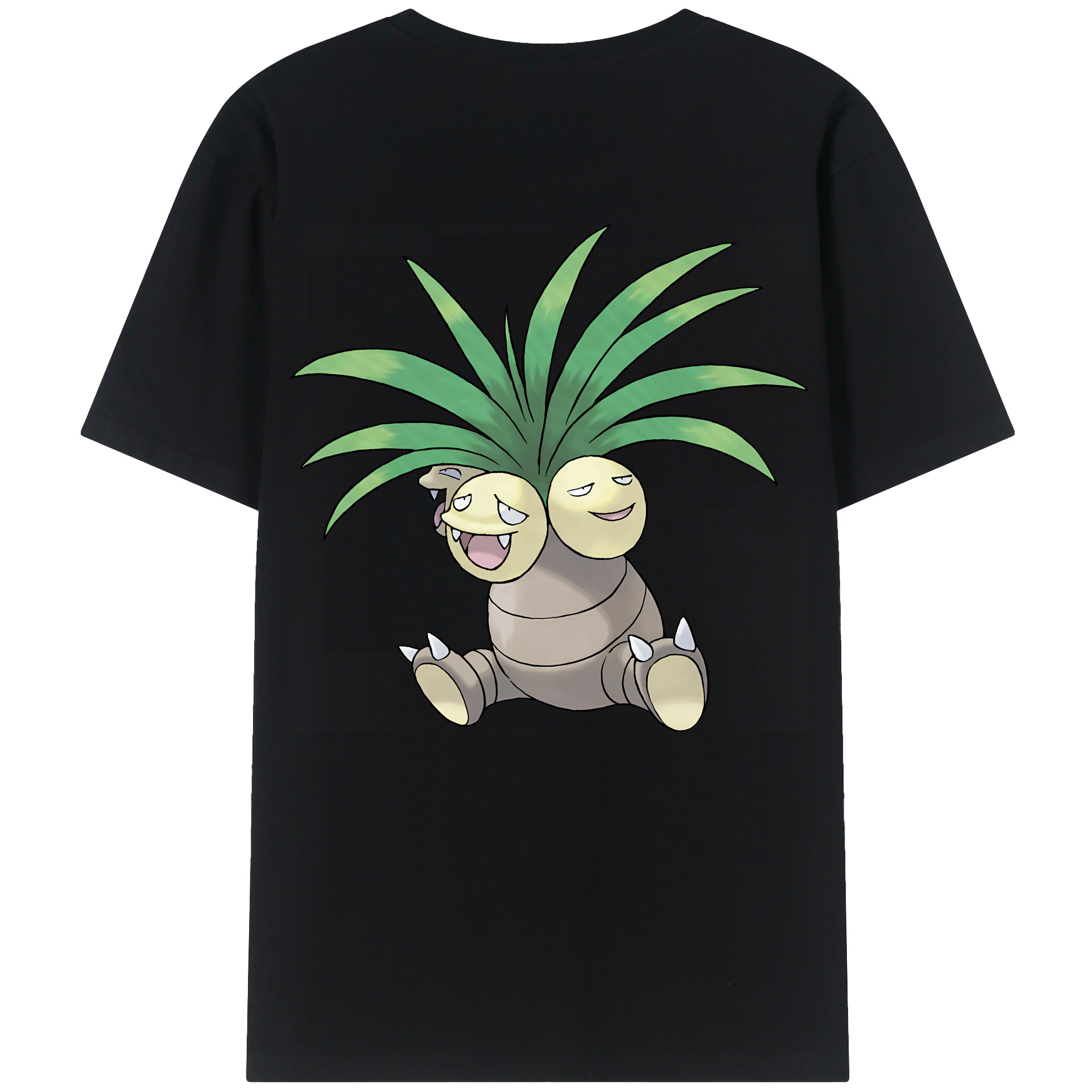 （画像用） ポケットモンスター Pokémon 綿100％ メンズ半袖Tシャツ（バックプリント） 通気性