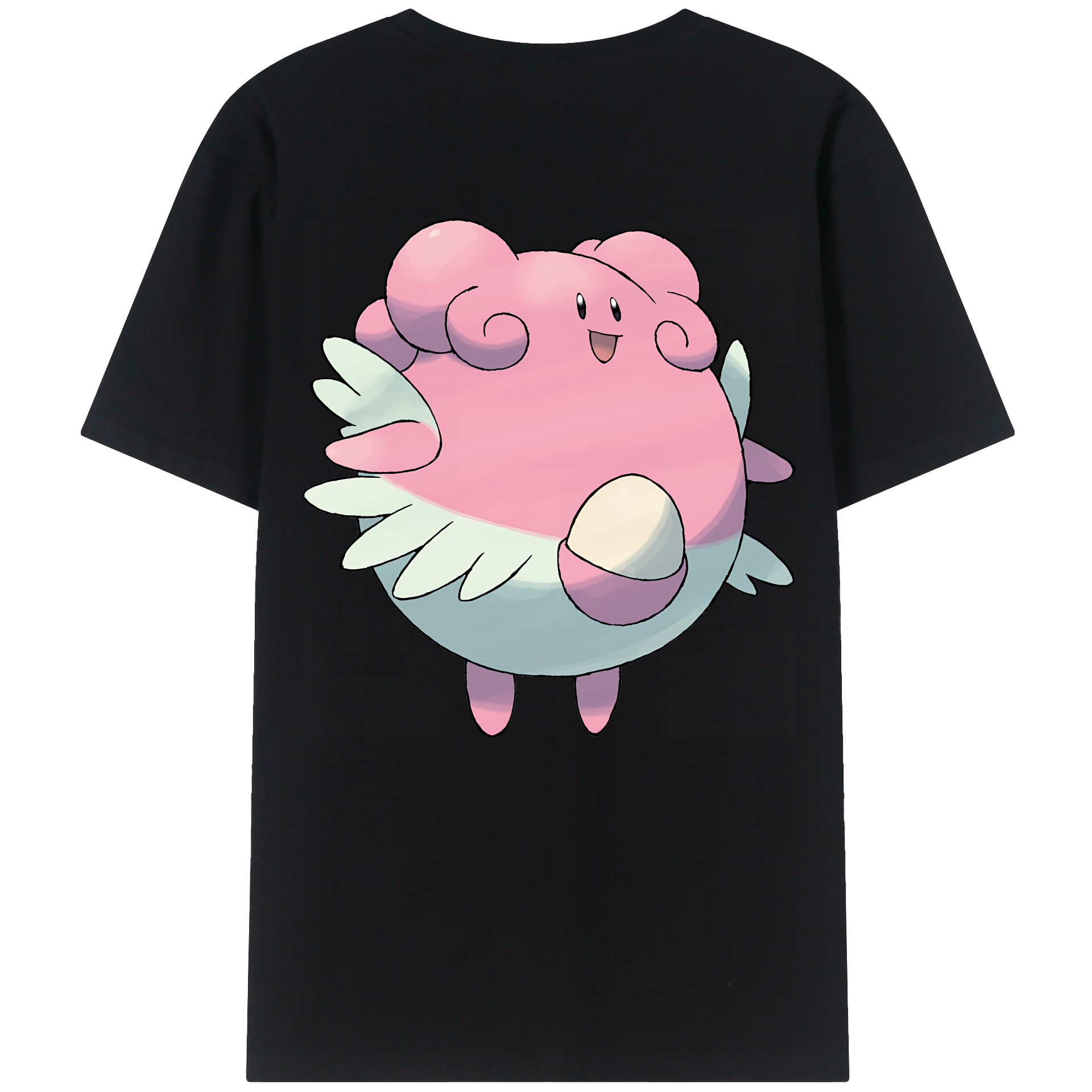 （画像用） ポケットモンスター Pokémon 綿100％ メンズ半袖Tシャツ（バックプリント） 通気性