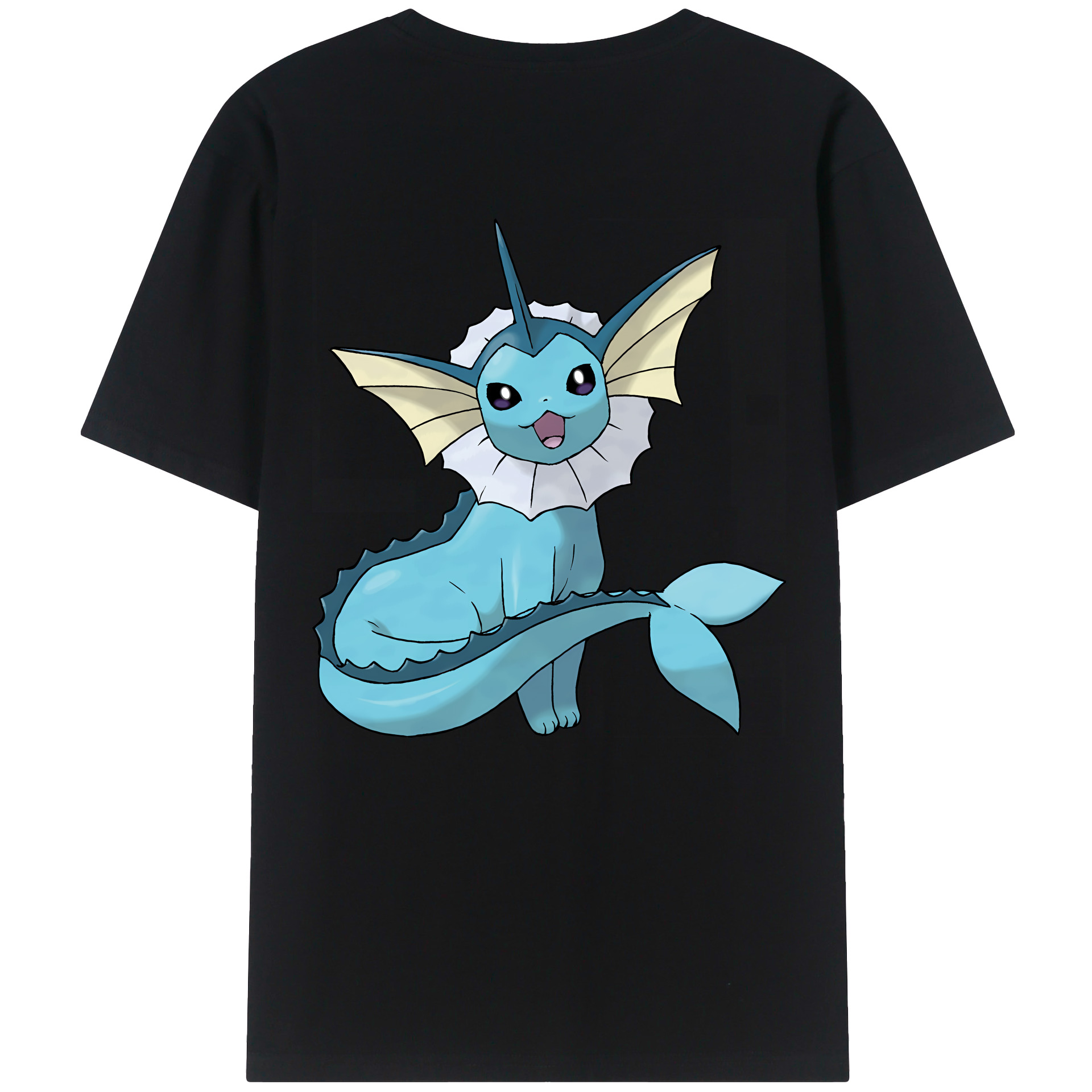 （画像用） ポケットモンスター Pokémon 綿100％ メンズ半袖Tシャツ（バックプリント） 通気性