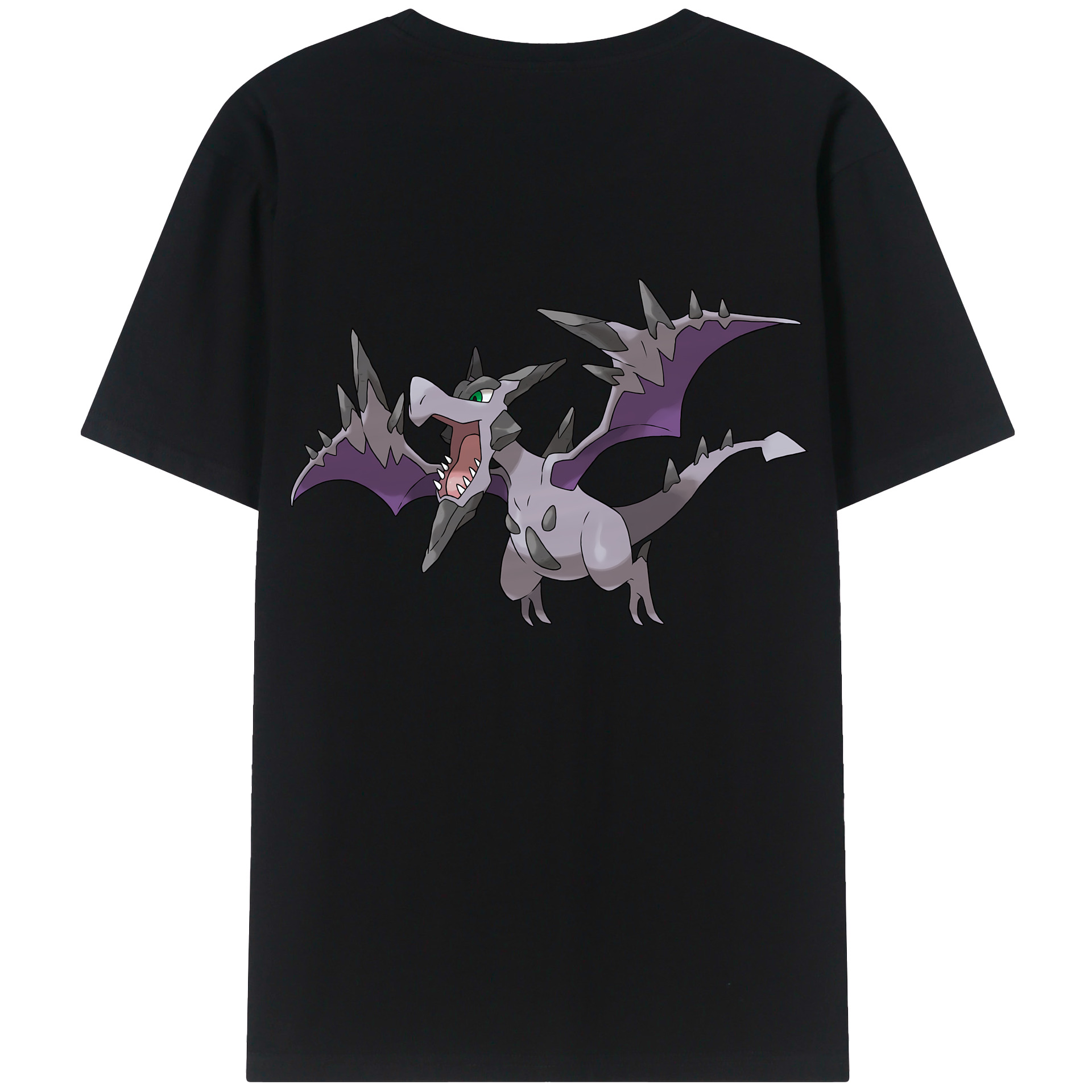 （画像用） ポケットモンスター Pokémon 綿100％ メンズ半袖Tシャツ（バックプリント） 通気性