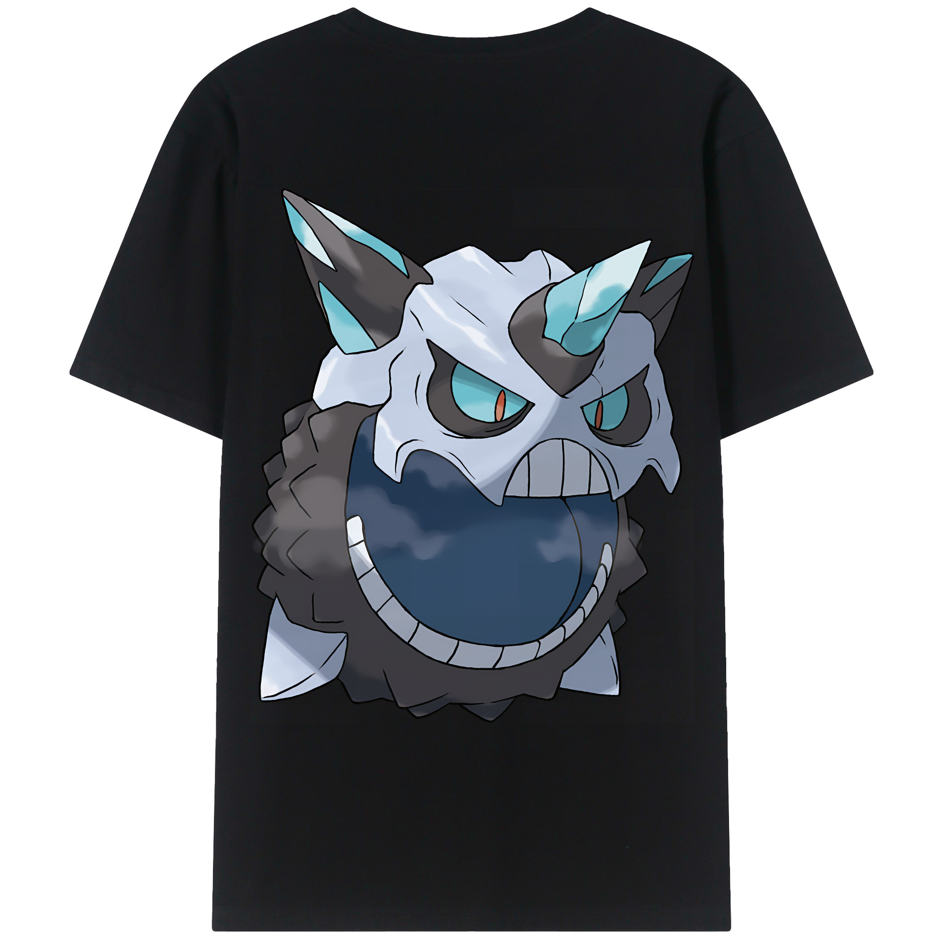 （画像用） ポケットモンスター Pokémon 綿100％ メンズ半袖Tシャツ（バックプリント） 通気性