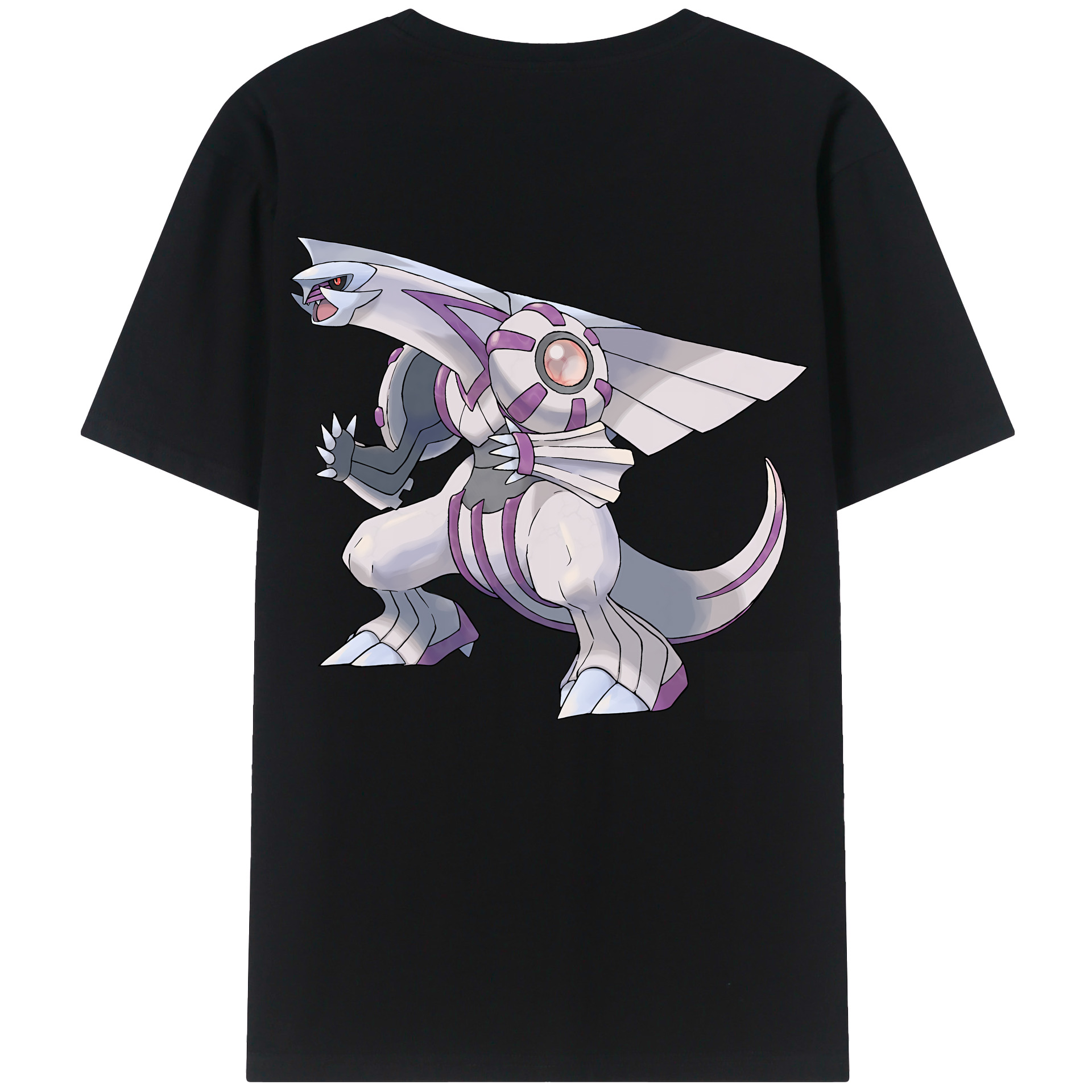 （画像用） ポケットモンスター Pokémon 綿100％ メンズ半袖Tシャツ（バックプリント） 通気性