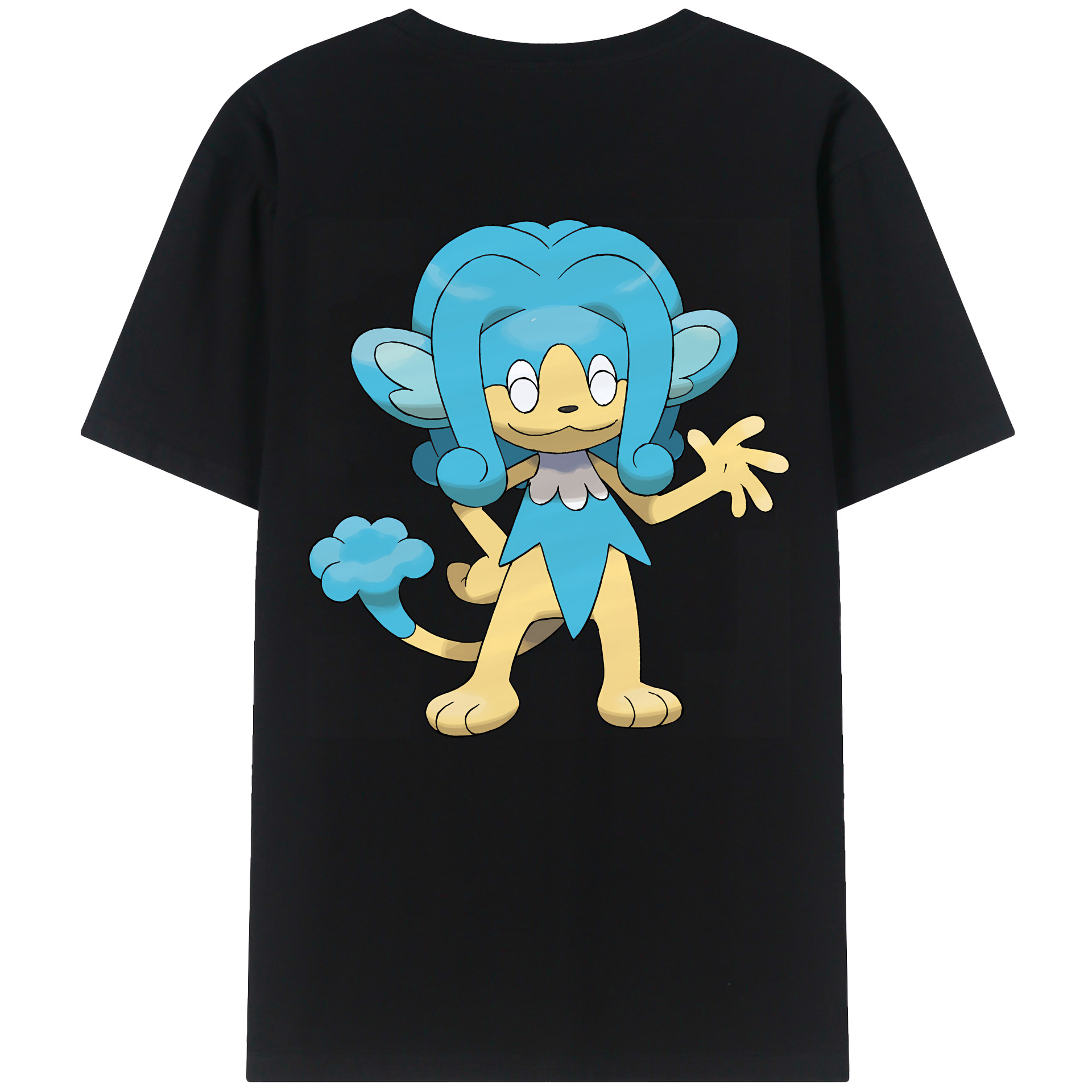 （画像用） ポケットモンスター Pokémon 綿100％ メンズ半袖Tシャツ（バックプリント） 通気性