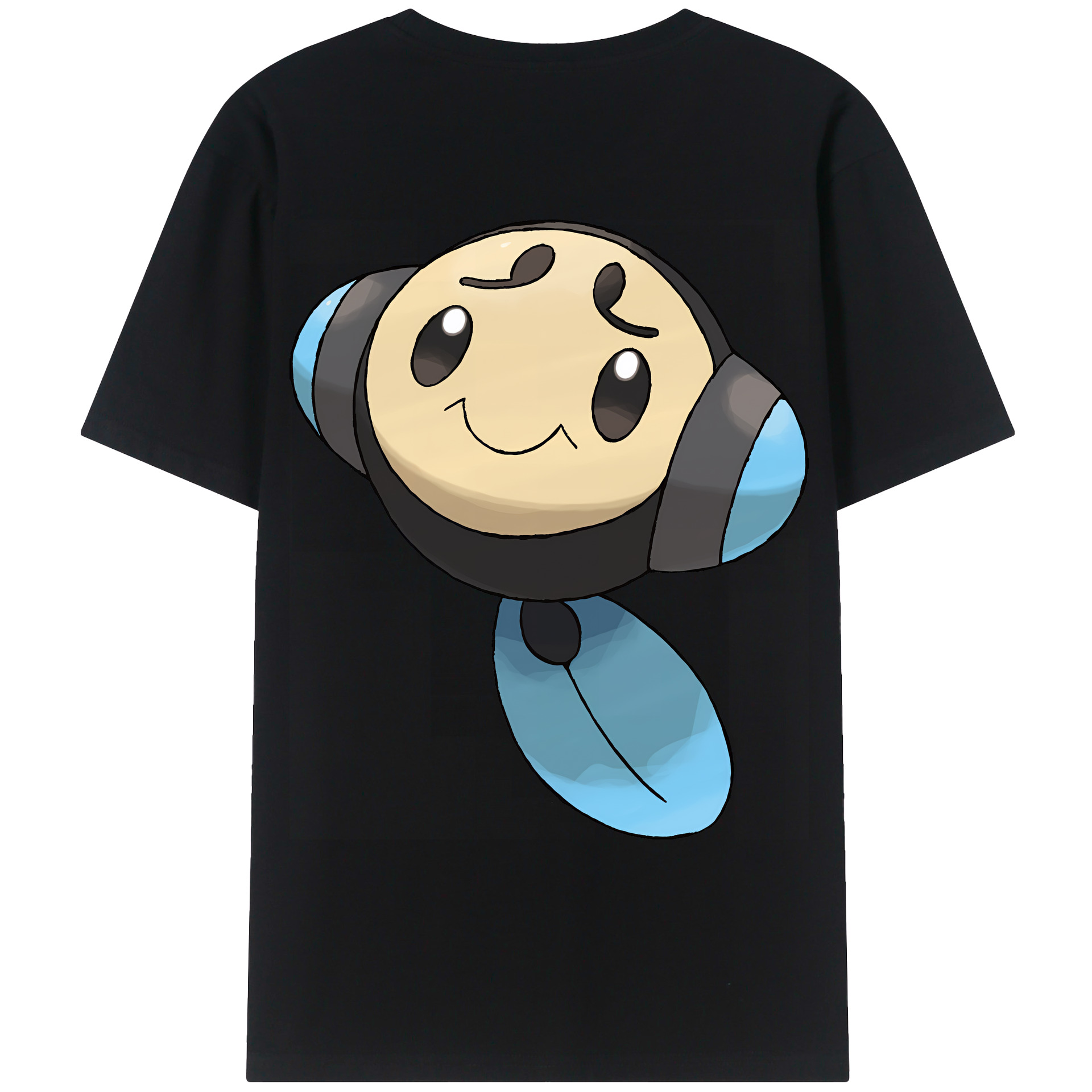 （画像用） ポケットモンスター Pokémon 綿100％ メンズ半袖Tシャツ（バックプリント） 通気性