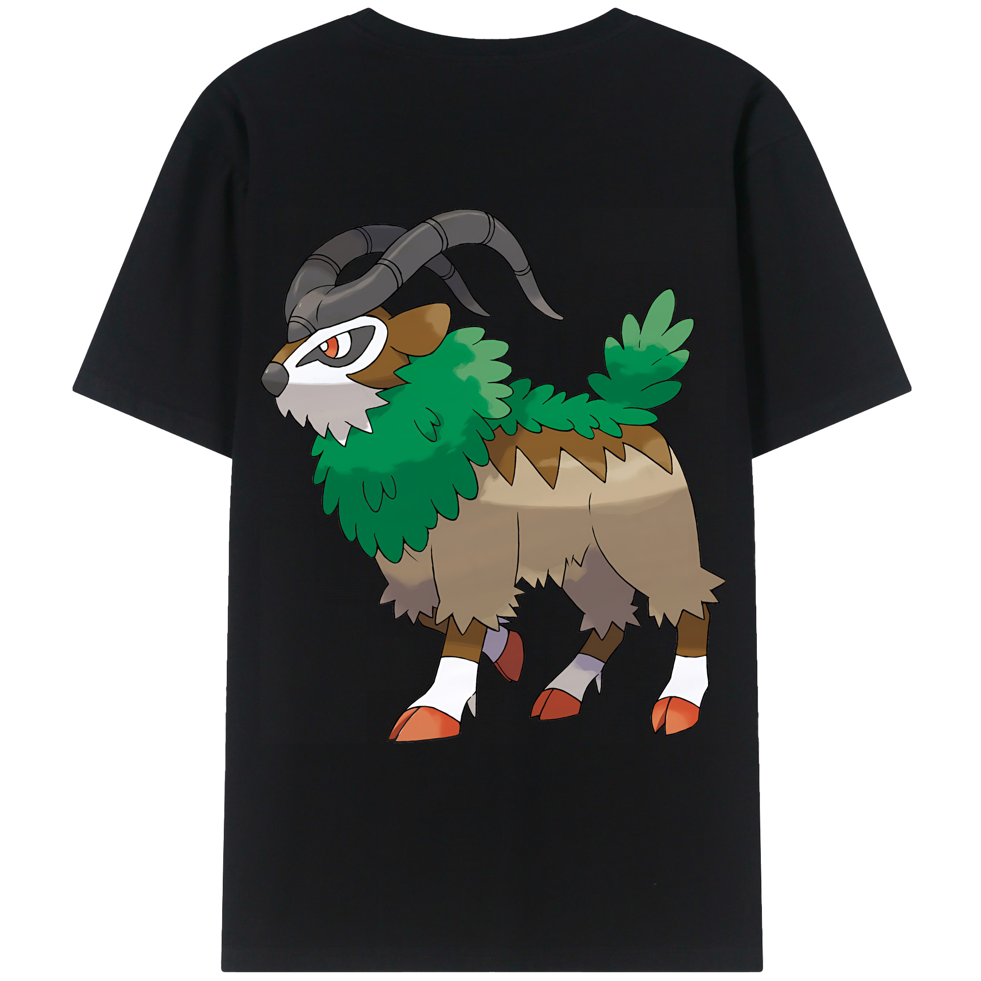 （画像用） ポケットモンスター Pokémon 綿100％ メンズ半袖Tシャツ（バックプリント） 通気性