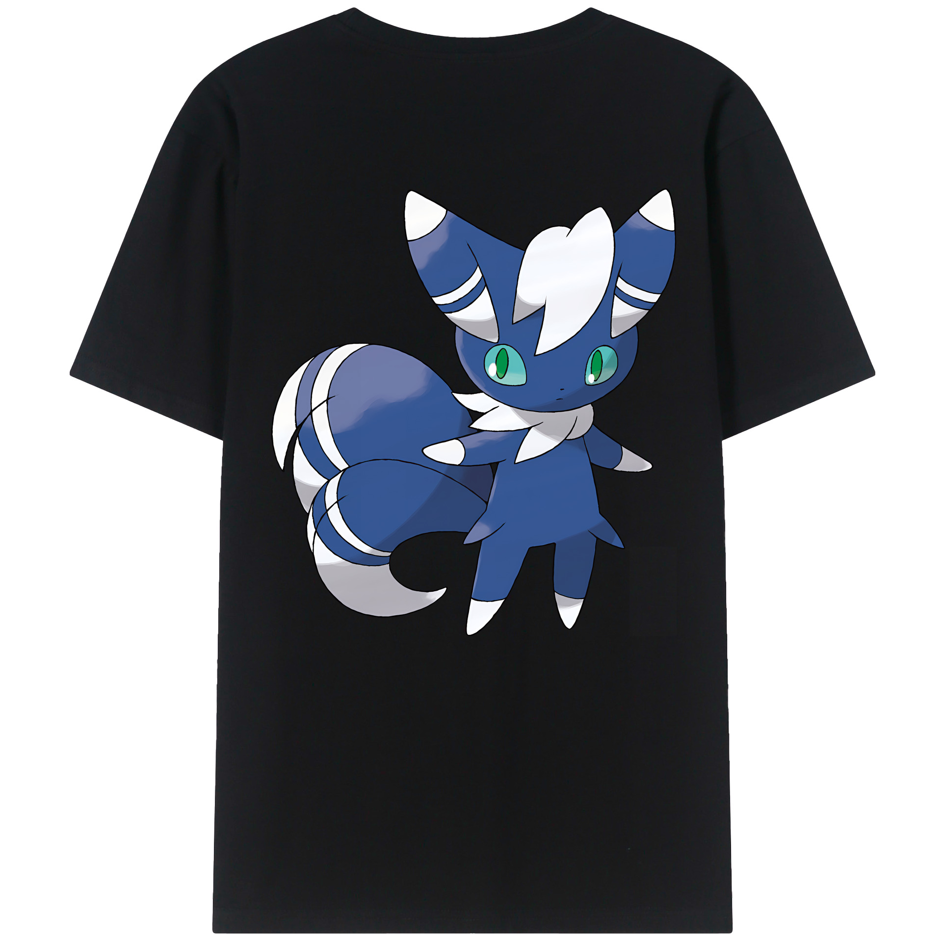（画像用） ポケットモンスター Pokémon 綿100％ メンズ半袖Tシャツ（バックプリント） 通気性