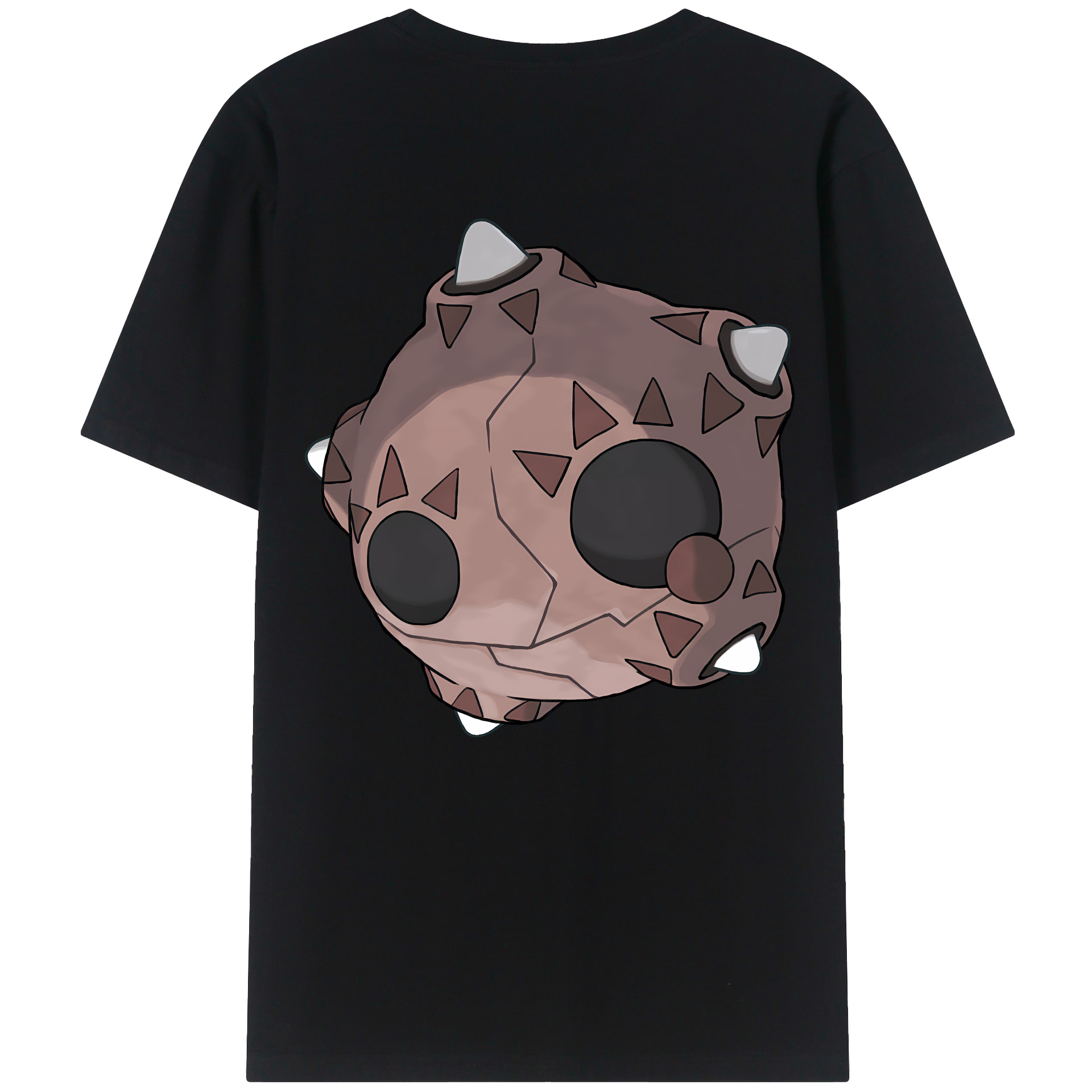（画像用） ポケットモンスター Pokémon 綿100％ メンズ半袖Tシャツ（バックプリント） 通気性