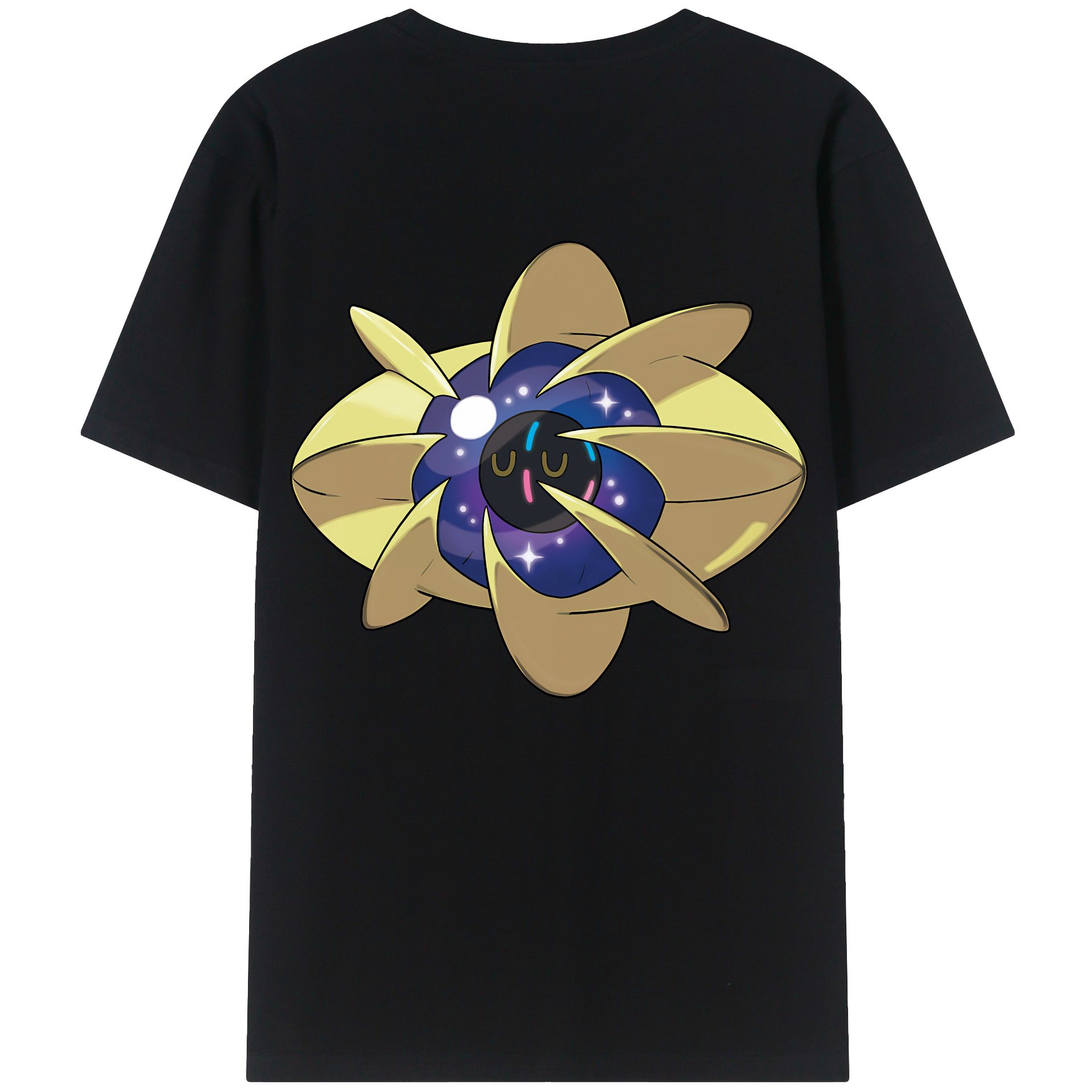 （画像用） ポケットモンスター Pokémon 綿100％ メンズ半袖Tシャツ（バックプリント） 通気性