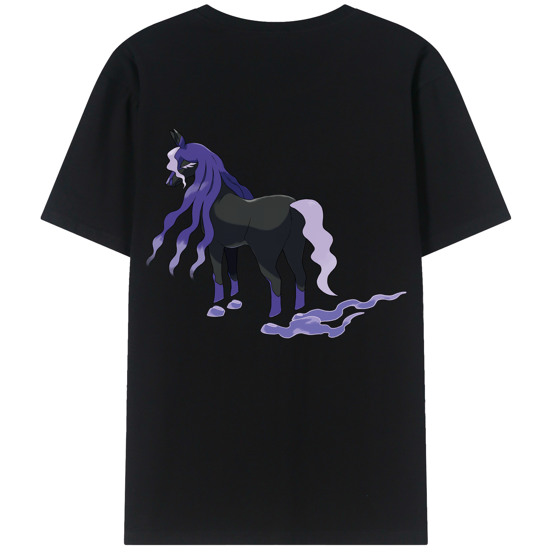 （画像用） ポケットモンスター Pokémon 綿100％ メンズ半袖Tシャツ（バックプリント） 通気性