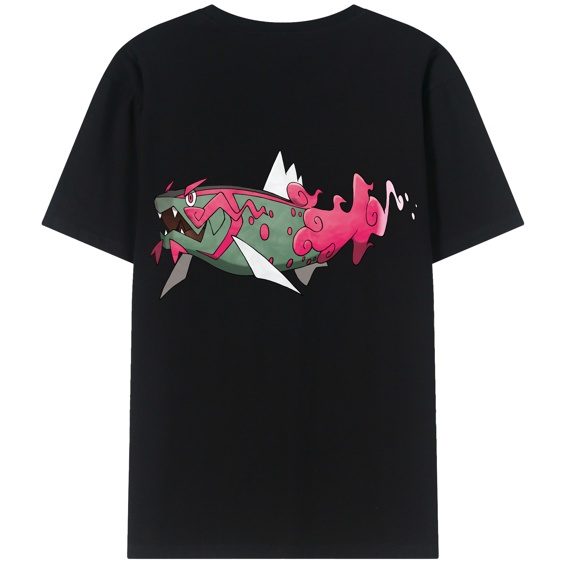 （画像用） ポケットモンスター Pokémon 綿100％ メンズ半袖Tシャツ（バックプリント） 通気性