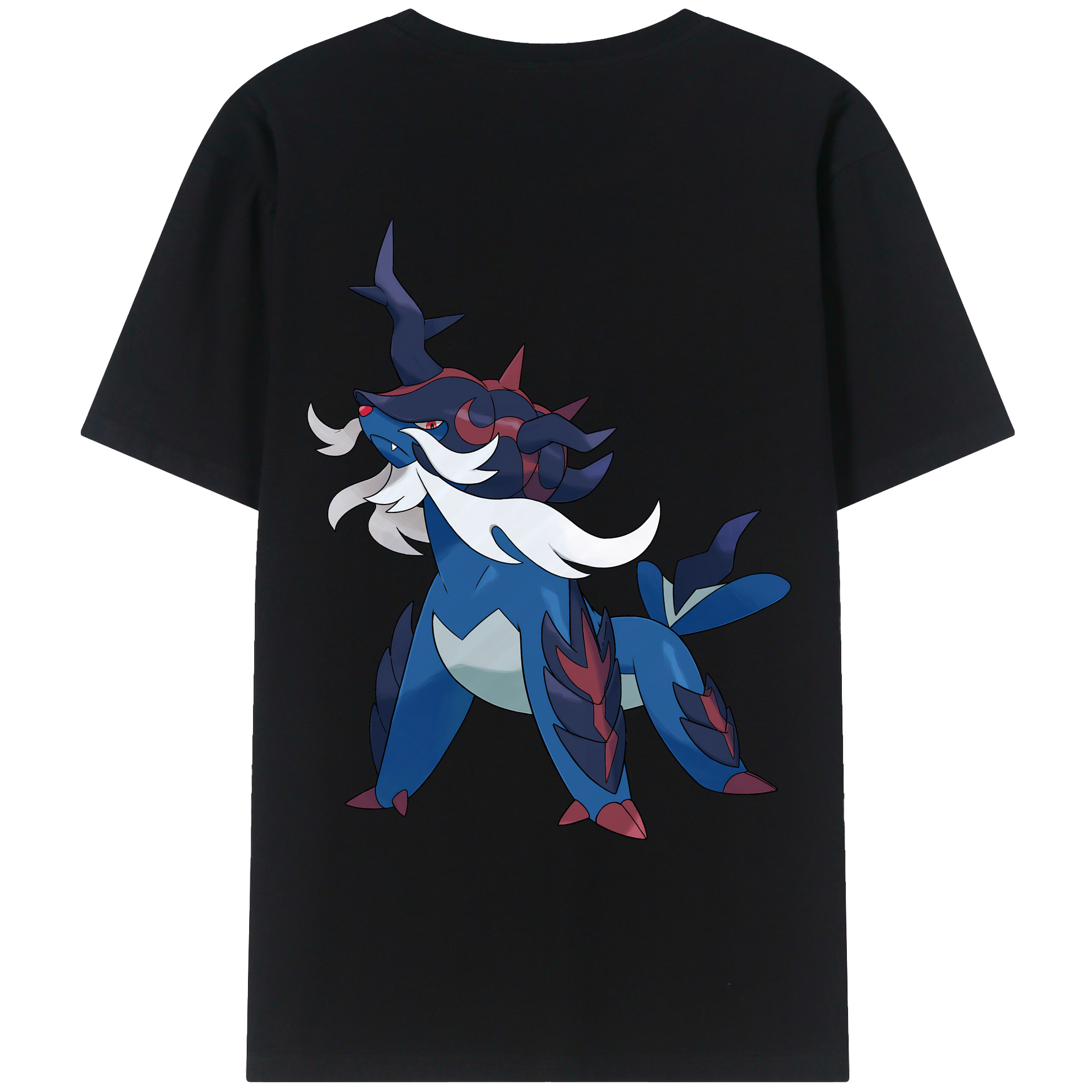 （画像用） ポケットモンスター Pokémon 綿100％ メンズ半袖Tシャツ（バックプリント） 通気性