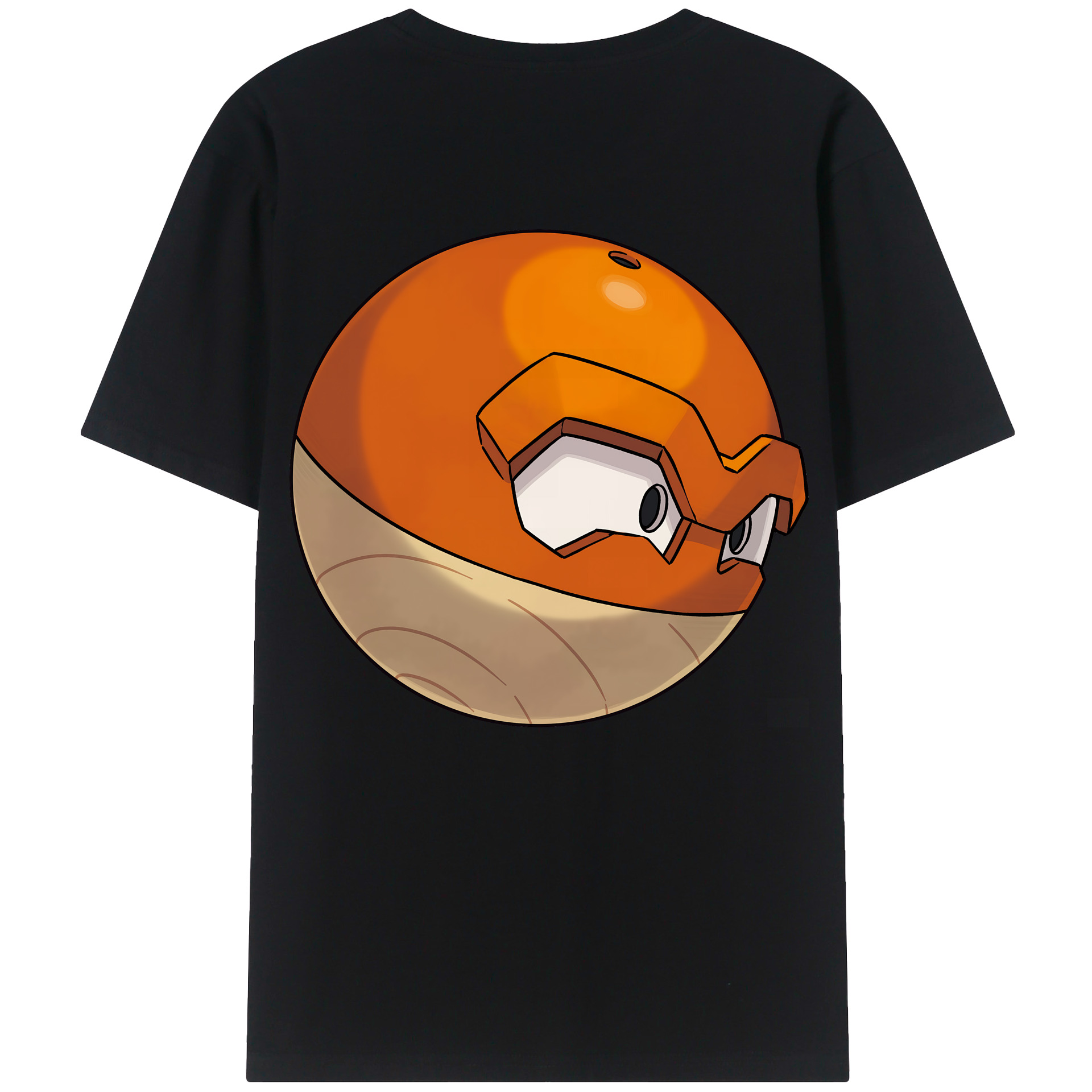 （画像用） ポケットモンスター Pokémon 綿100％ メンズ半袖Tシャツ（バックプリント） 通気性