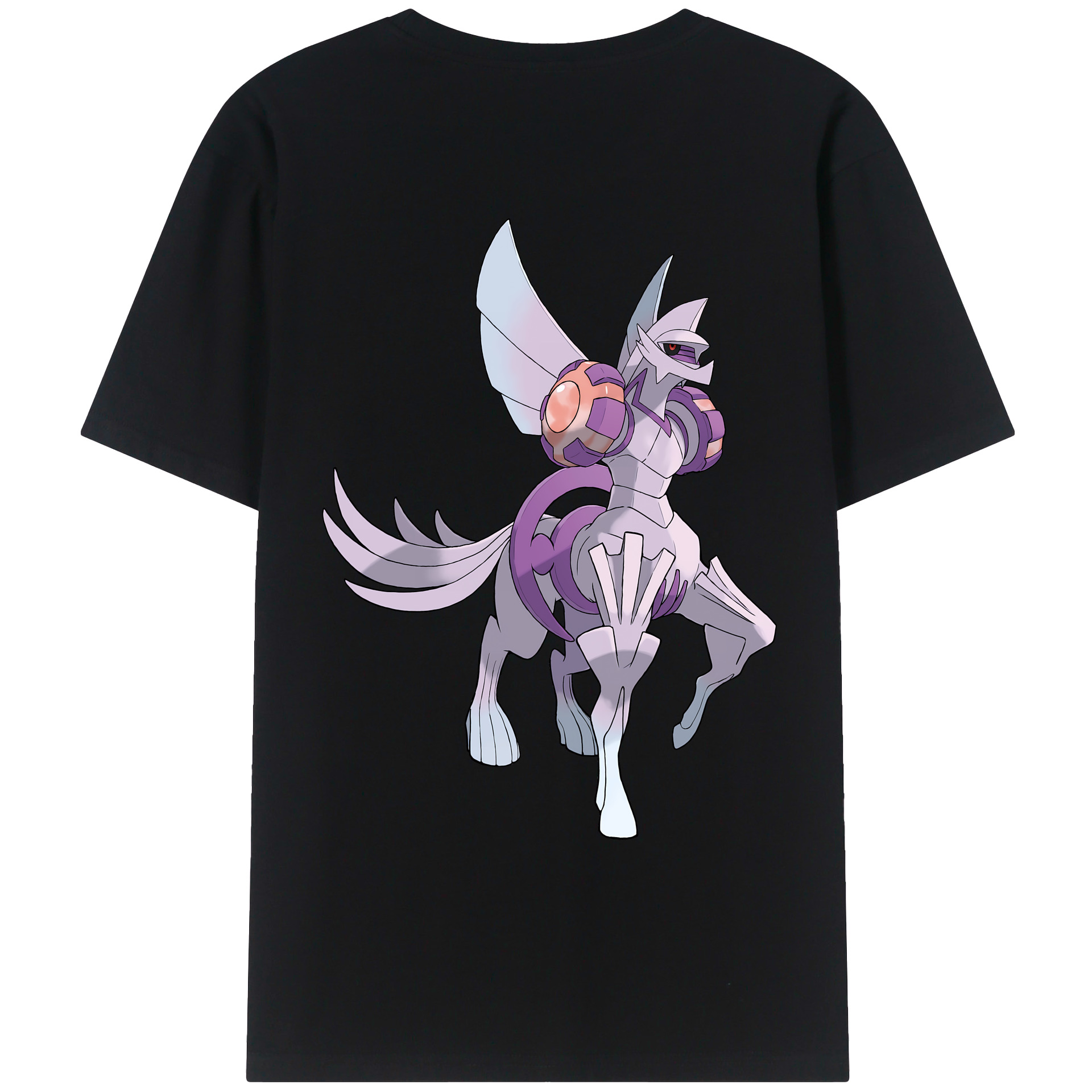 （画像用） ポケットモンスター Pokémon 綿100％ メンズ半袖Tシャツ（バックプリント） 通気性