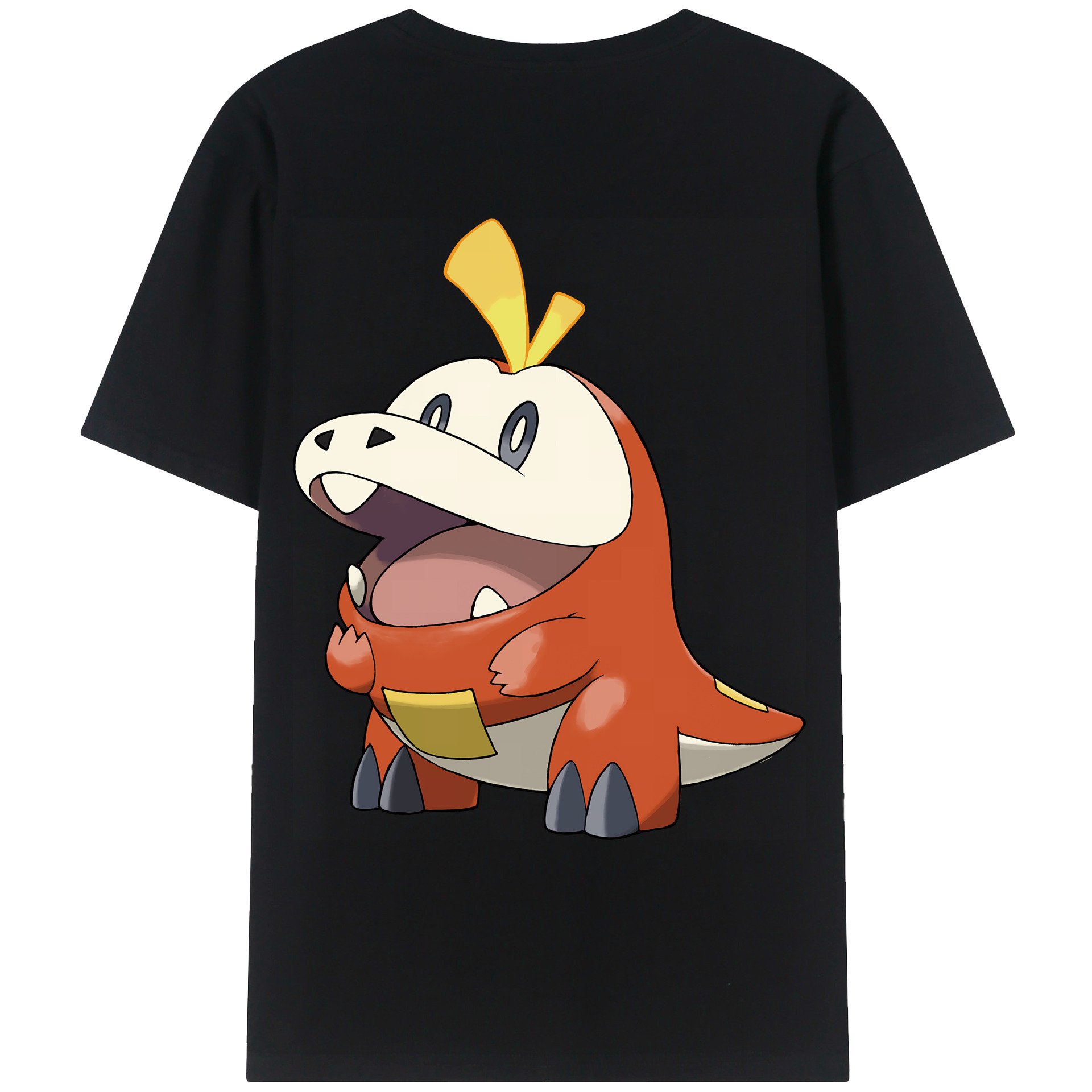 （画像用） ポケットモンスター Pokémon 綿100％ メンズ半袖Tシャツ（バックプリント） 通気性