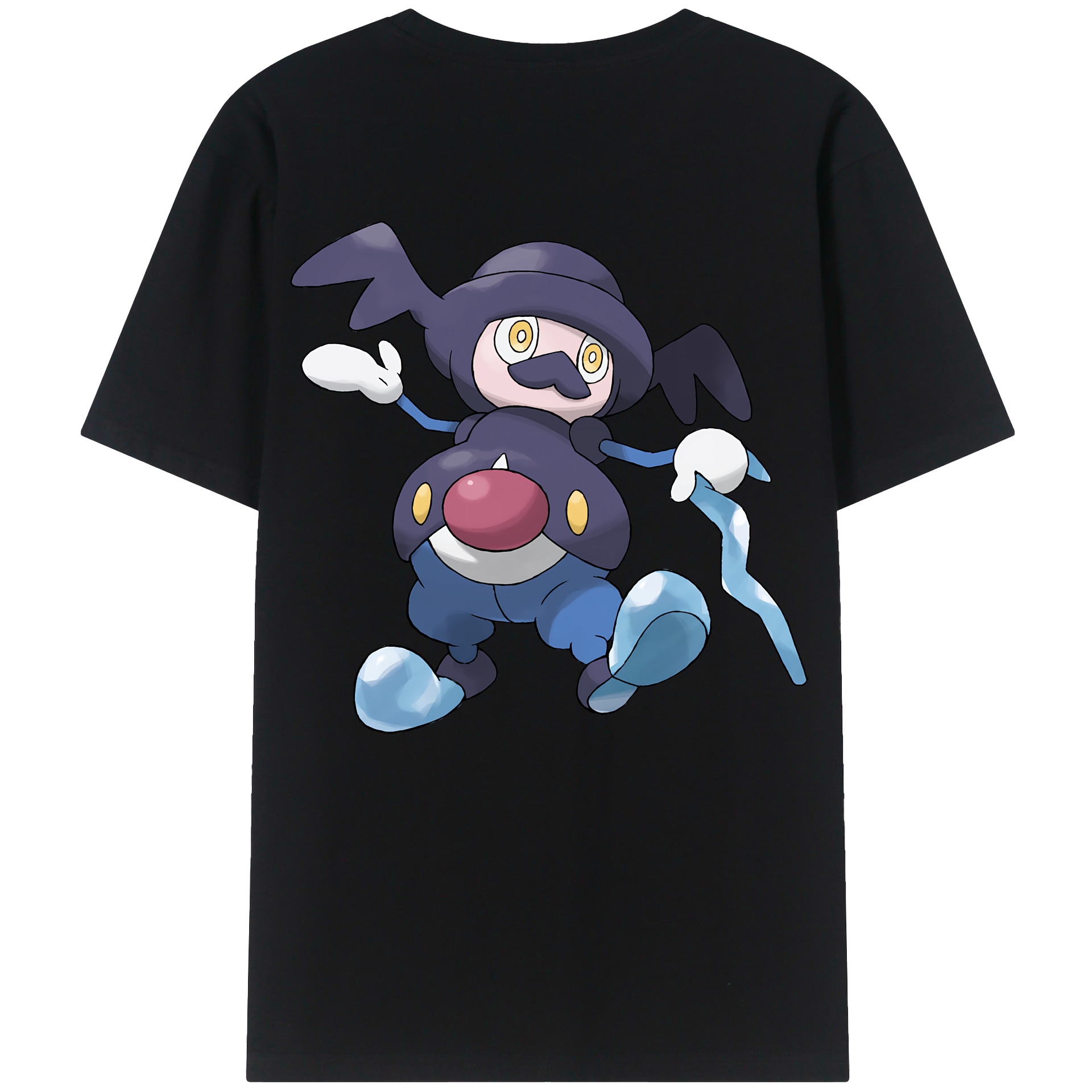 （画像用） ポケットモンスター Pokémon 綿100％ メンズ半袖Tシャツ（バックプリント） 通気性