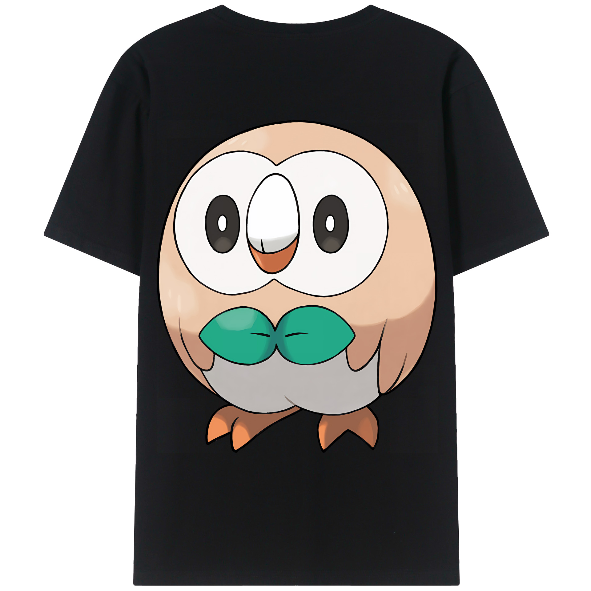 （画像用） ポケットモンスター Pokémon 綿100％ メンズ半袖Tシャツ（バックプリント） 通気性