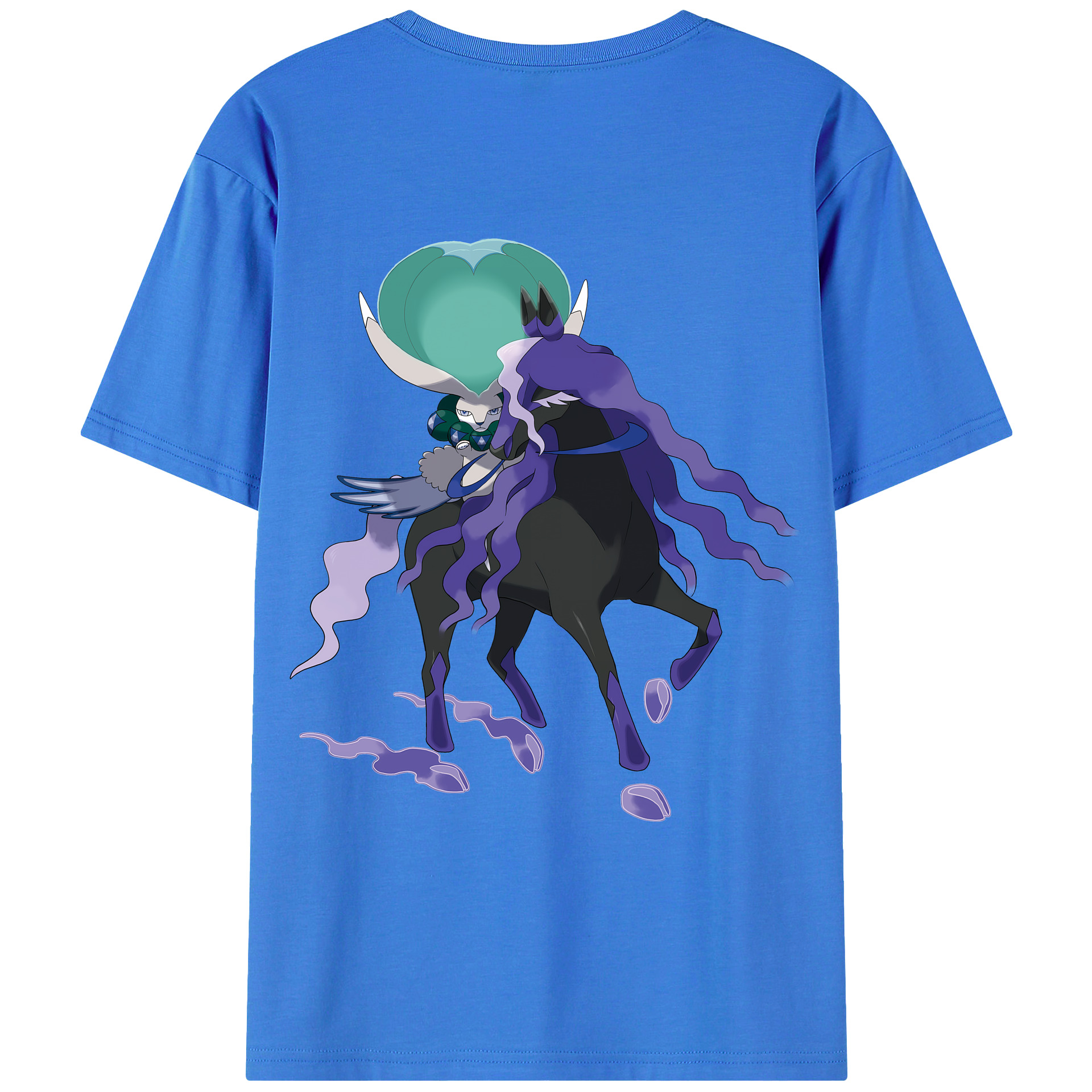 （画像用） ポケットモンスター Pokémon 綿100％ メンズ半袖Tシャツ（バックプリント） 通気性
