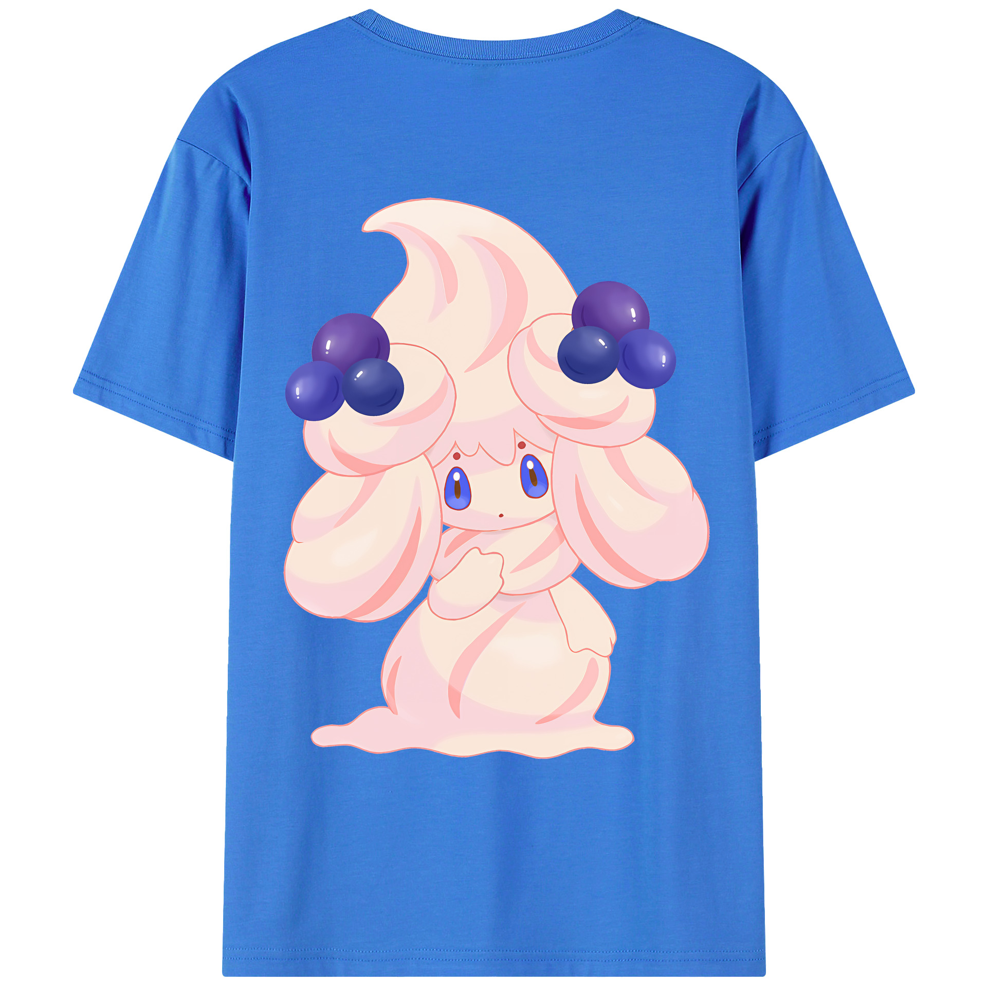 （画像用） ポケットモンスター Pokémon 綿100％ メンズ半袖Tシャツ（バックプリント） 通気性