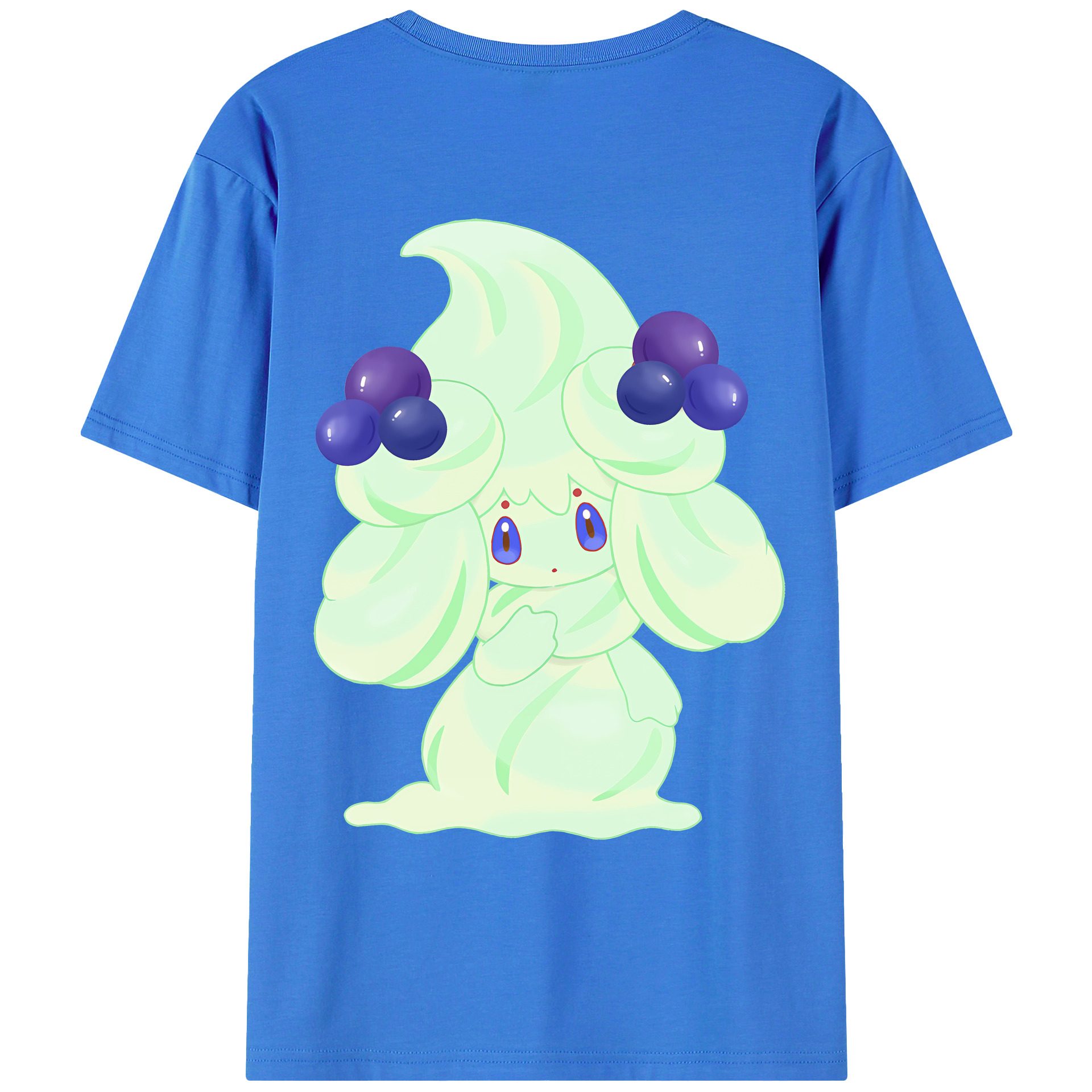 （画像用） ポケットモンスター Pokémon 綿100％ メンズ半袖Tシャツ（バックプリント） 通気性