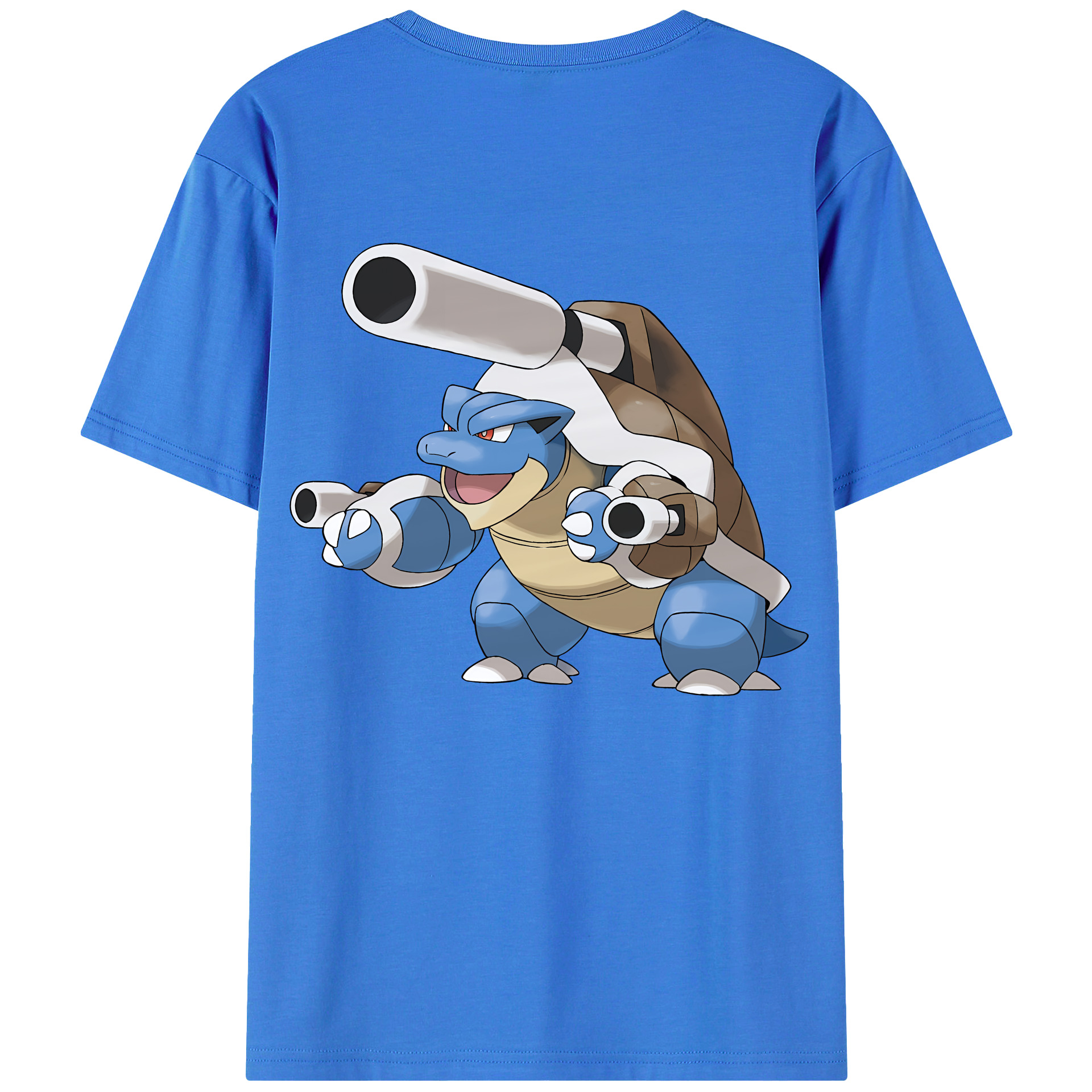 （画像用） ポケットモンスター Pokémon 綿100％ メンズ半袖Tシャツ（バックプリント） 通気性